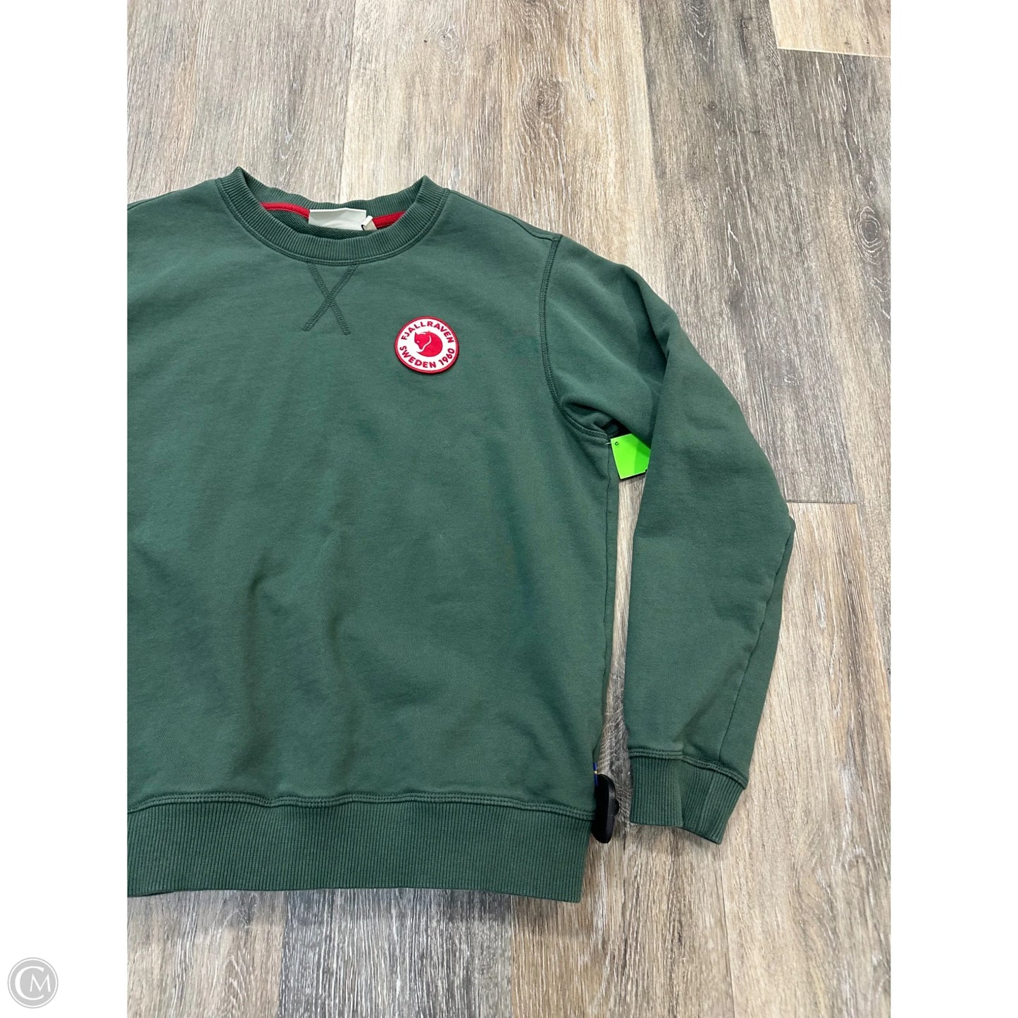 Athletic Sweatshirt Crewneck By Fjallraven In Green, Size: L