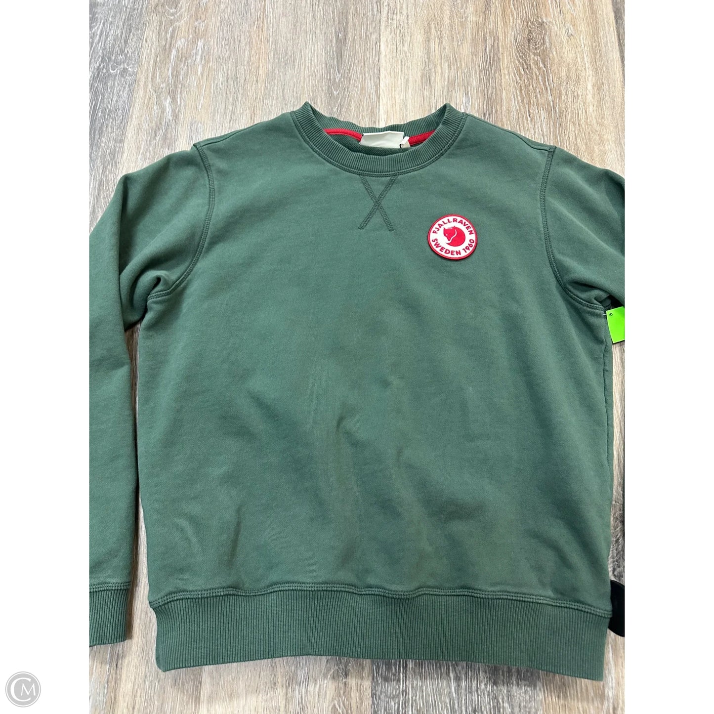 Athletic Sweatshirt Crewneck By Fjallraven In Green, Size: L