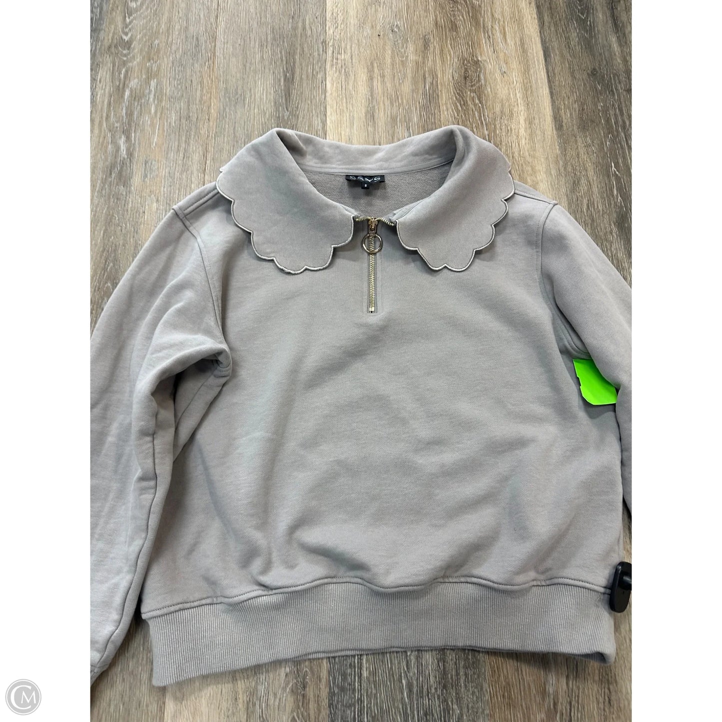 Sweatshirt Collar By Ssys The Label In Grey, Size: S