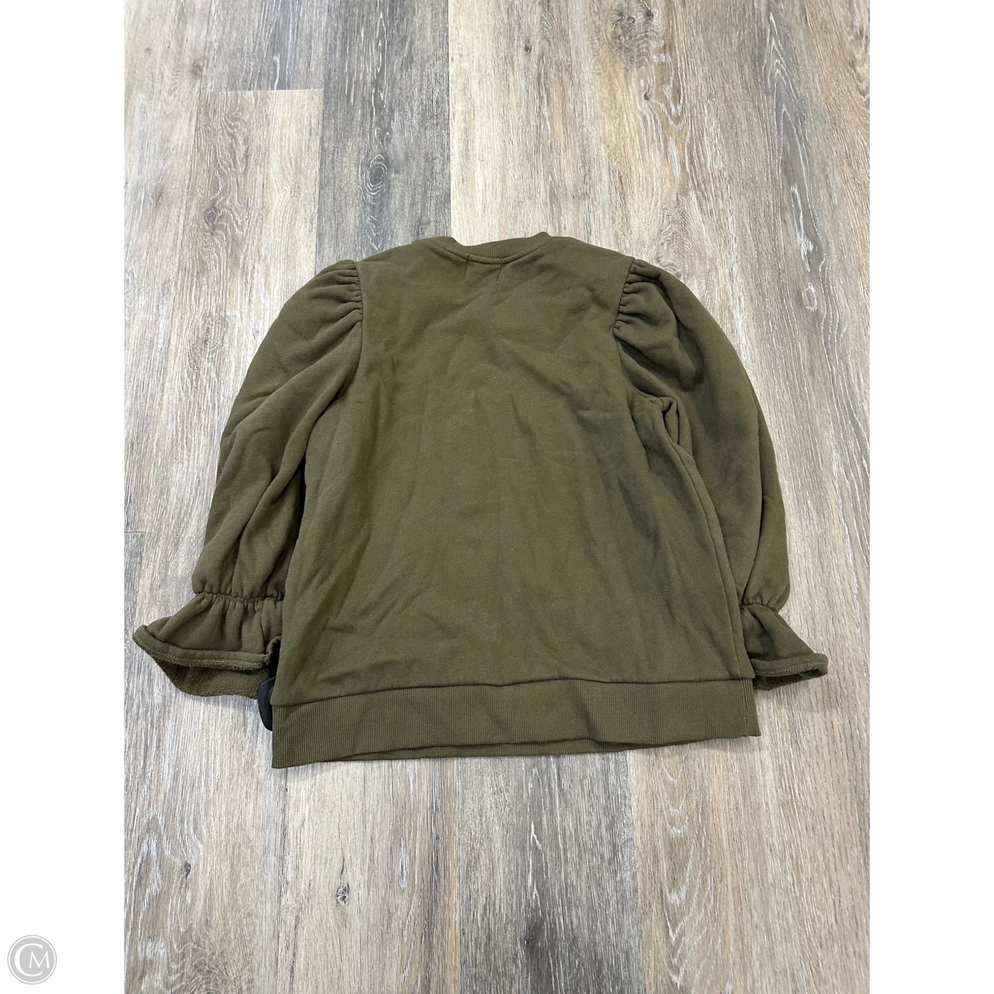 Top Long Sleeve By Nation Ltd In Green, Size: S