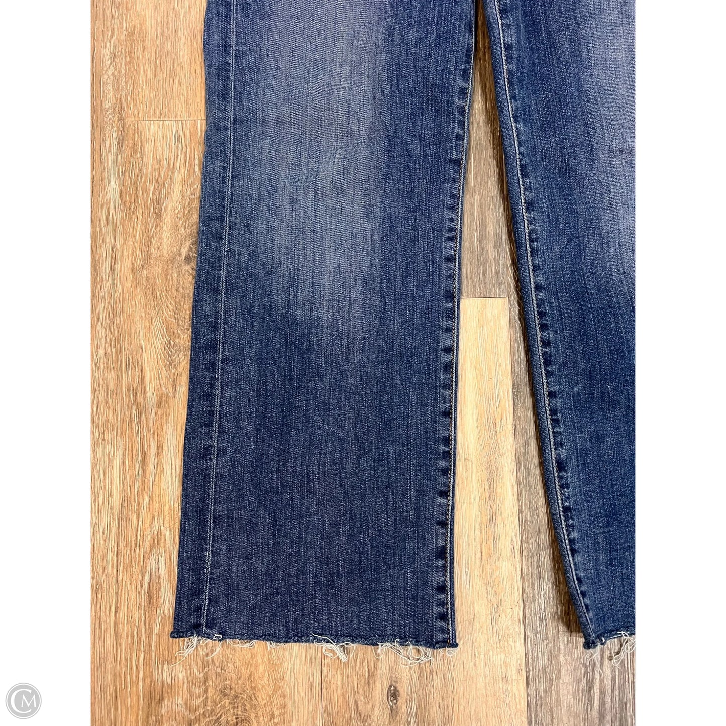 Jeans Straight Designer By 7 For All Mankind In Blue Denim, Size: 1/25