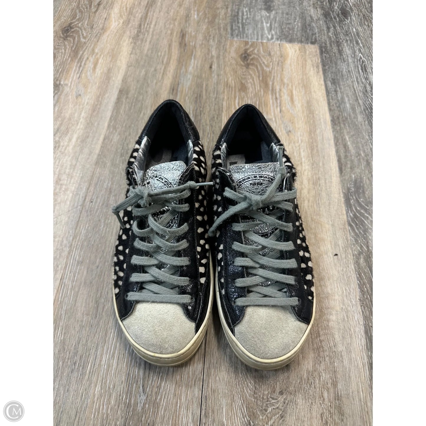 Shoes Sneakers By P448 In Black & White, Size: 7