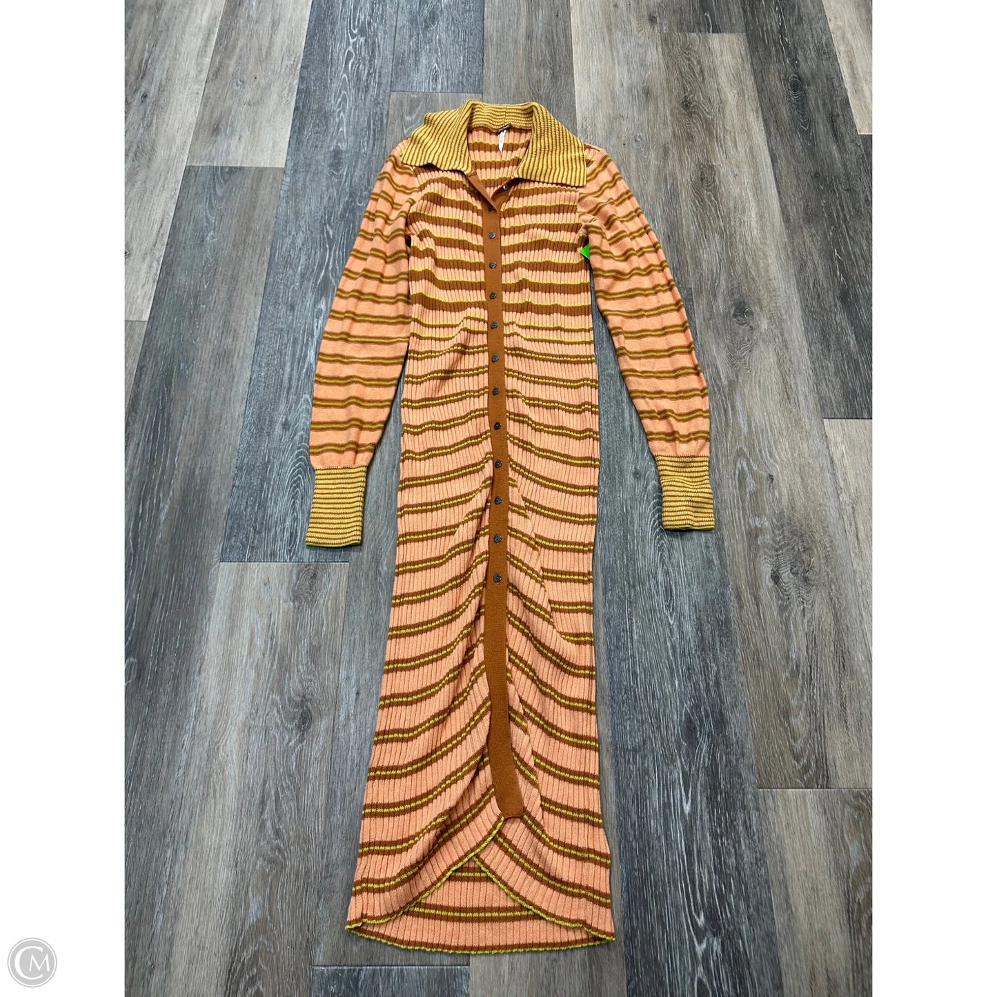 Dress Casual Maxi By Free People In Striped Pattern, Size: M