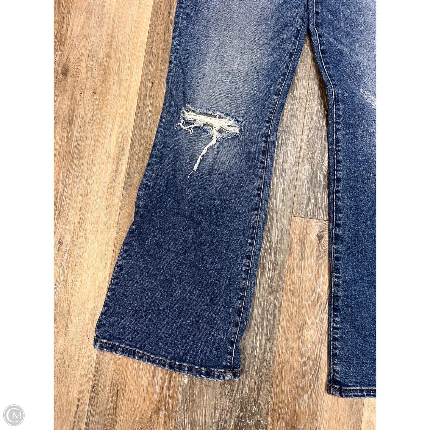 Jeans Flare By Kut In Blue Denim, Size: 8