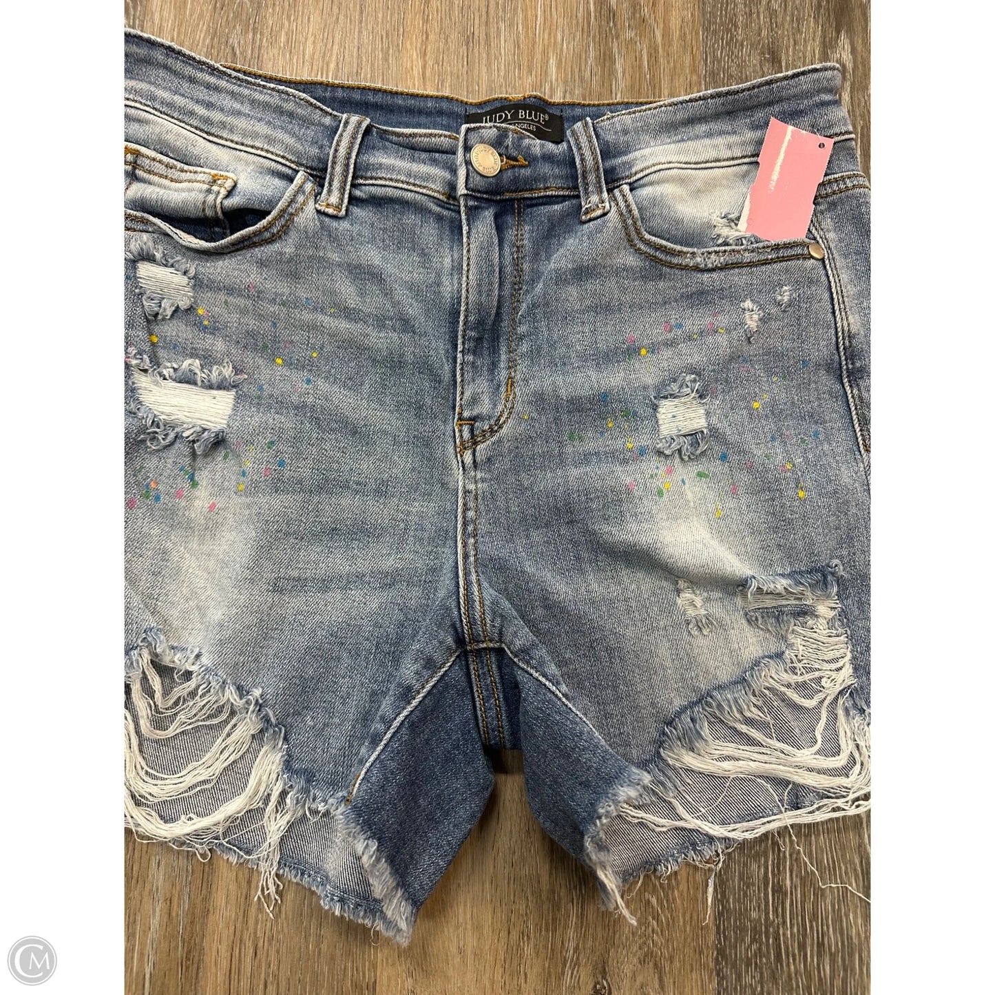 Shorts By Judy Blue In Blue Denim, Size: M