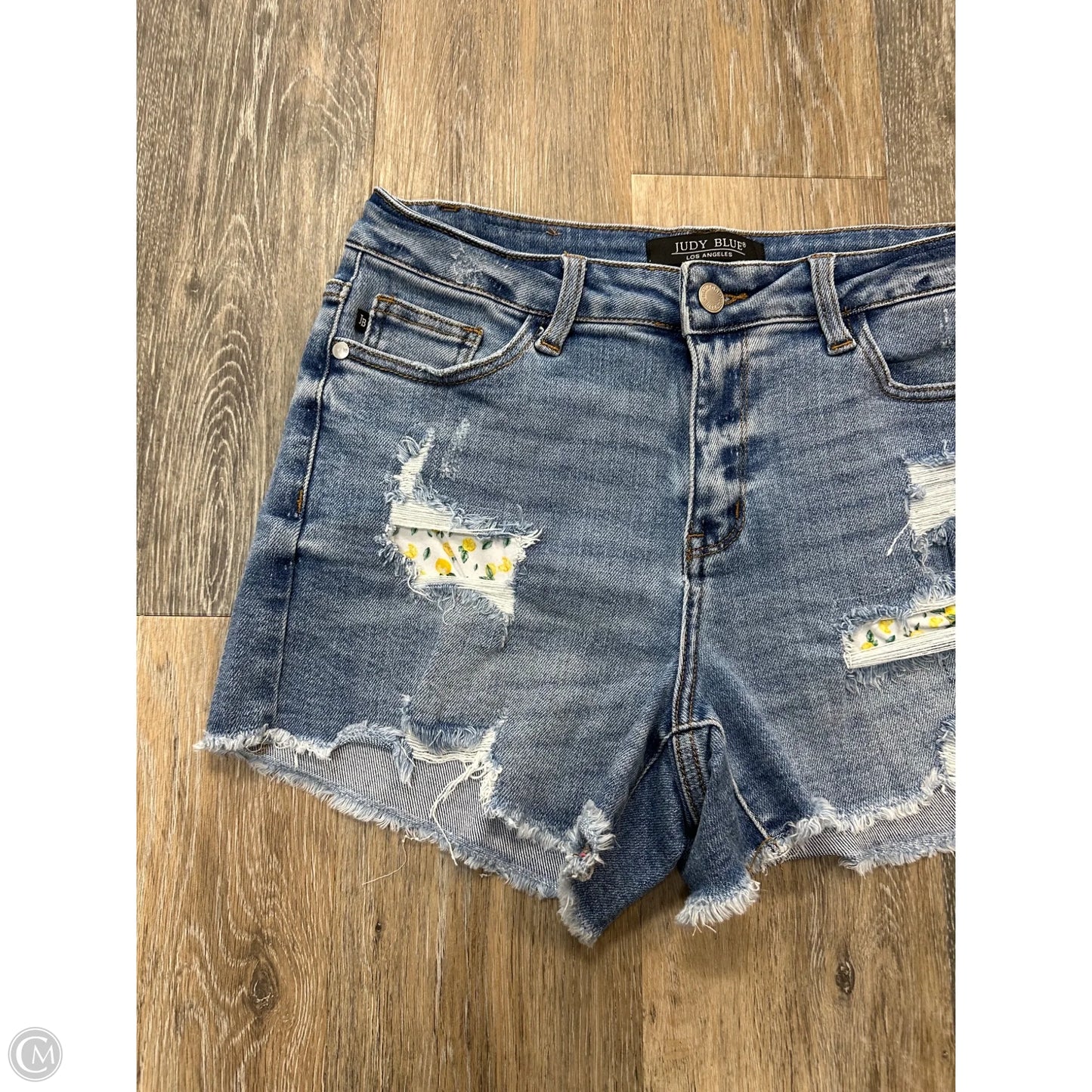 Shorts By Judy Blue In Blue Denim, Size: M