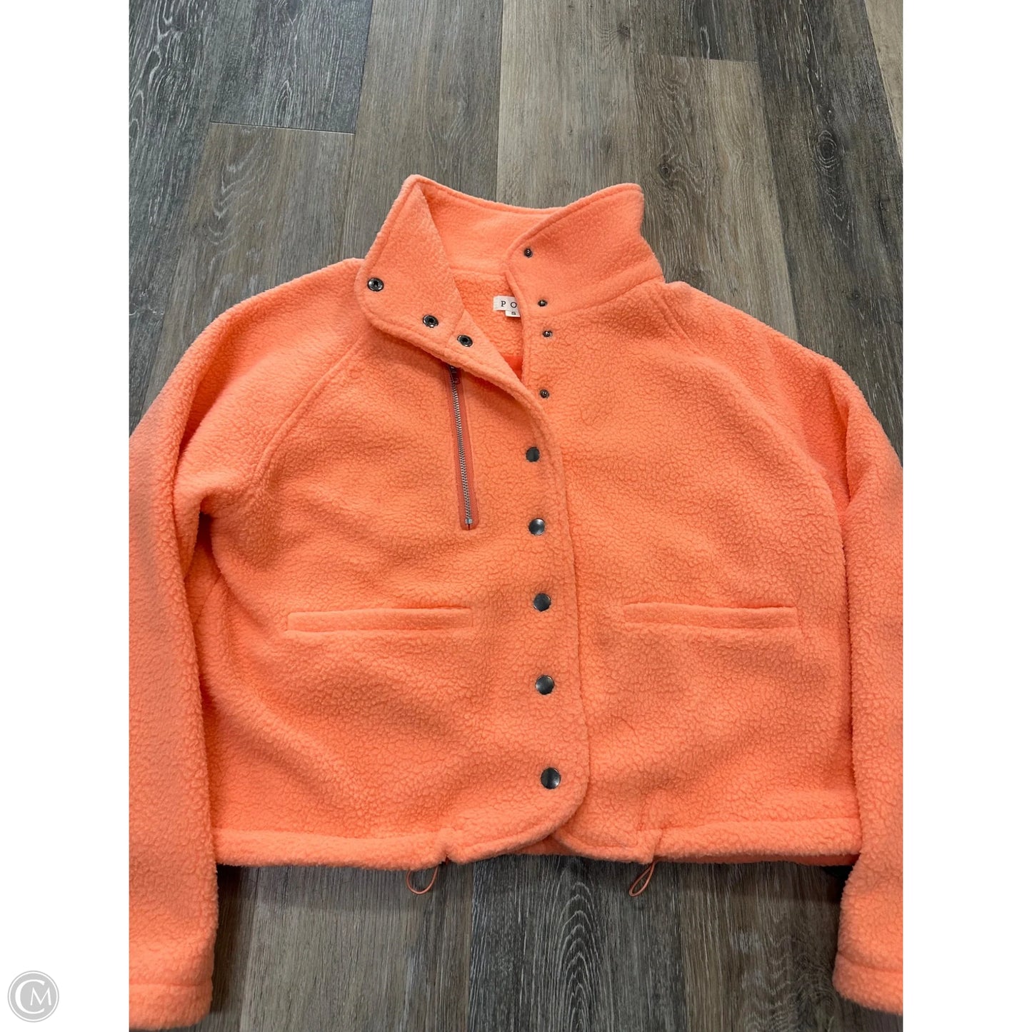 Jacket Faux Fur & Sherpa By Pol In Coral, Size: S