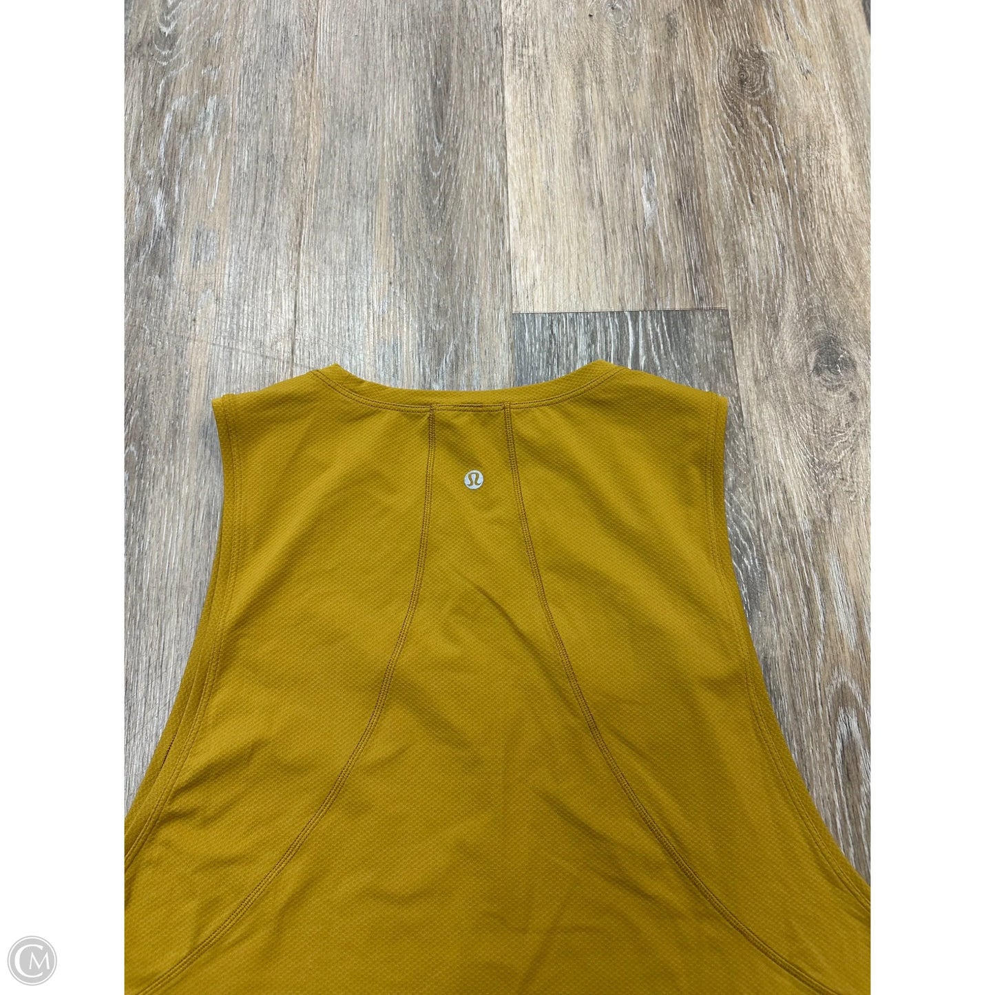 Athletic Tank Top By Lululemon In Yellow, Size: 12
