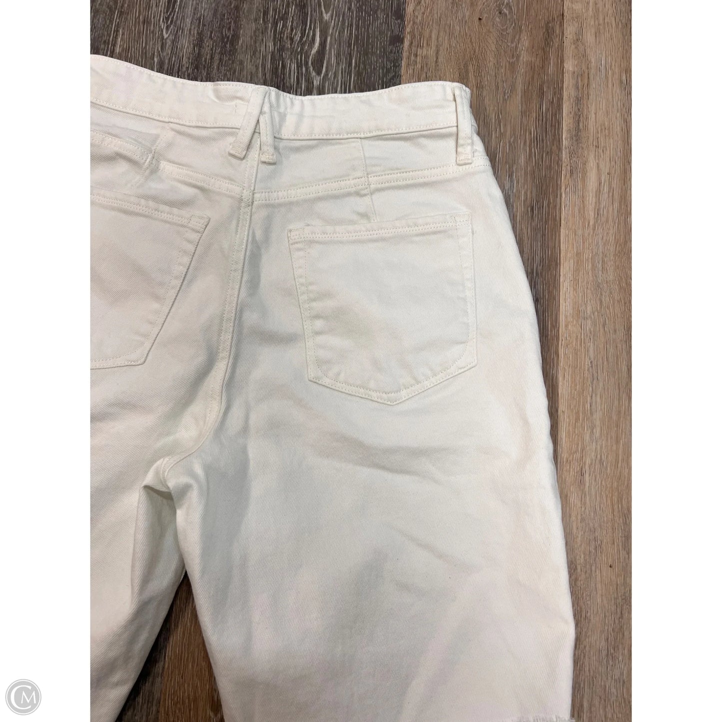 Shorts By Good American In White Denim, Size: 4/27