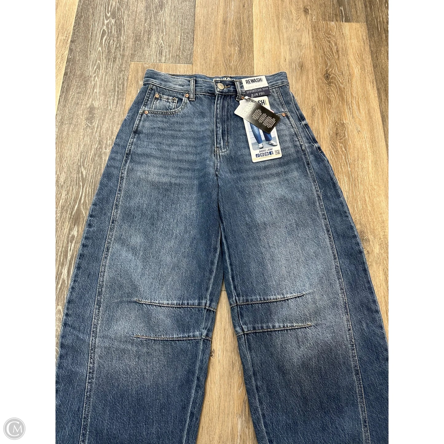 Jeans Wide Leg By Rewash In Blue Denim, Size: 1/25
