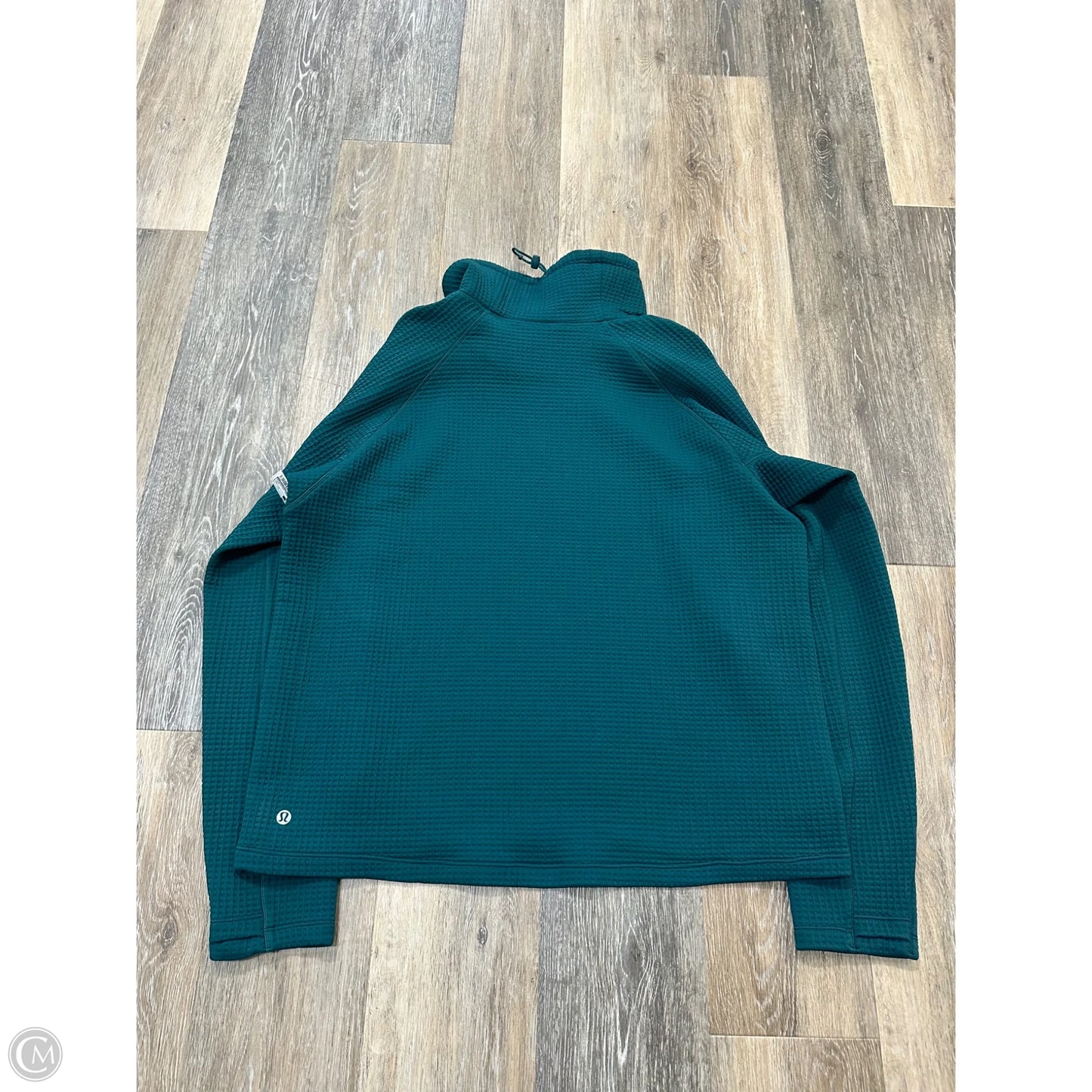 Athletic Sweatshirt Collar By Lululemon In Teal, Size: 12