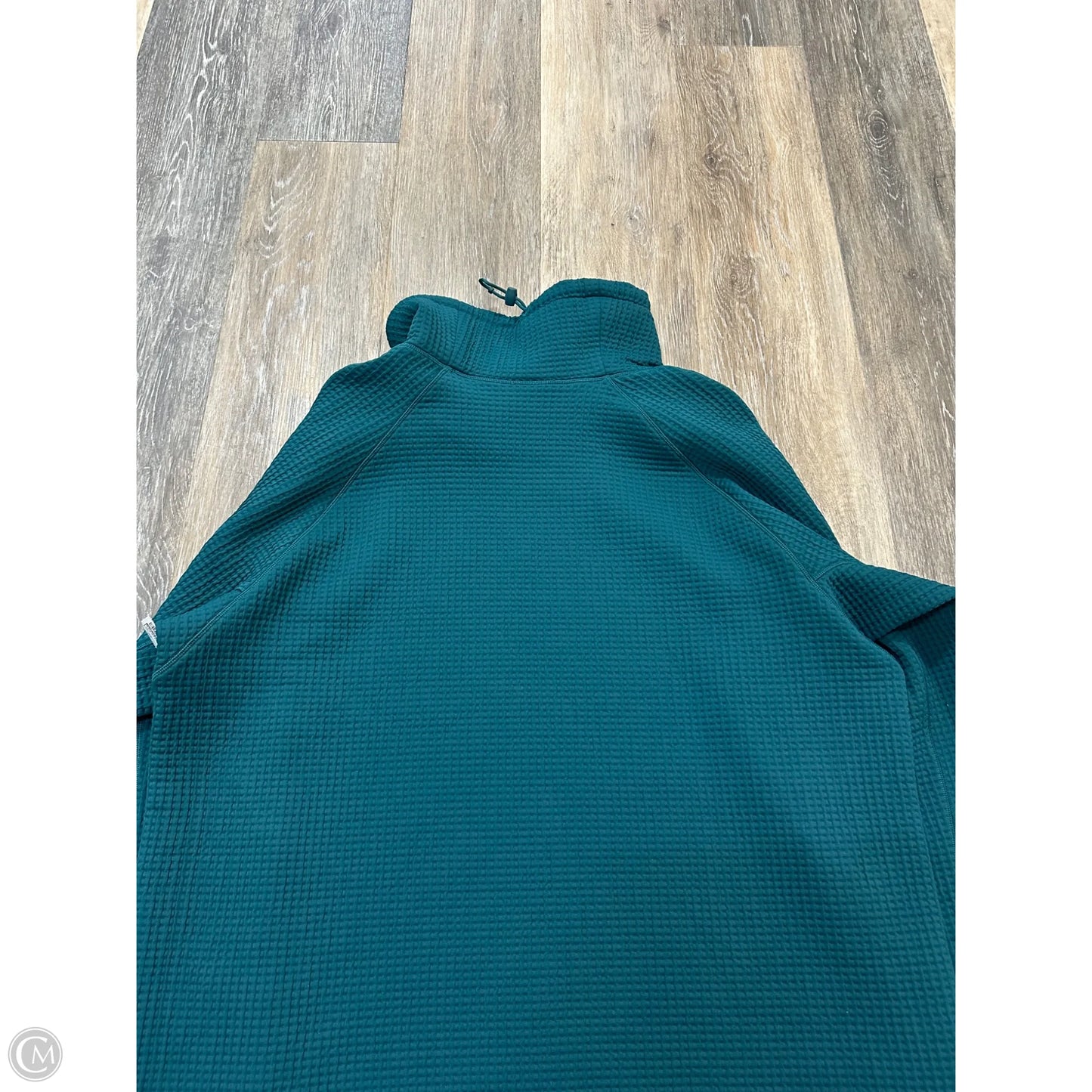 Athletic Sweatshirt Collar By Lululemon In Teal, Size: 12