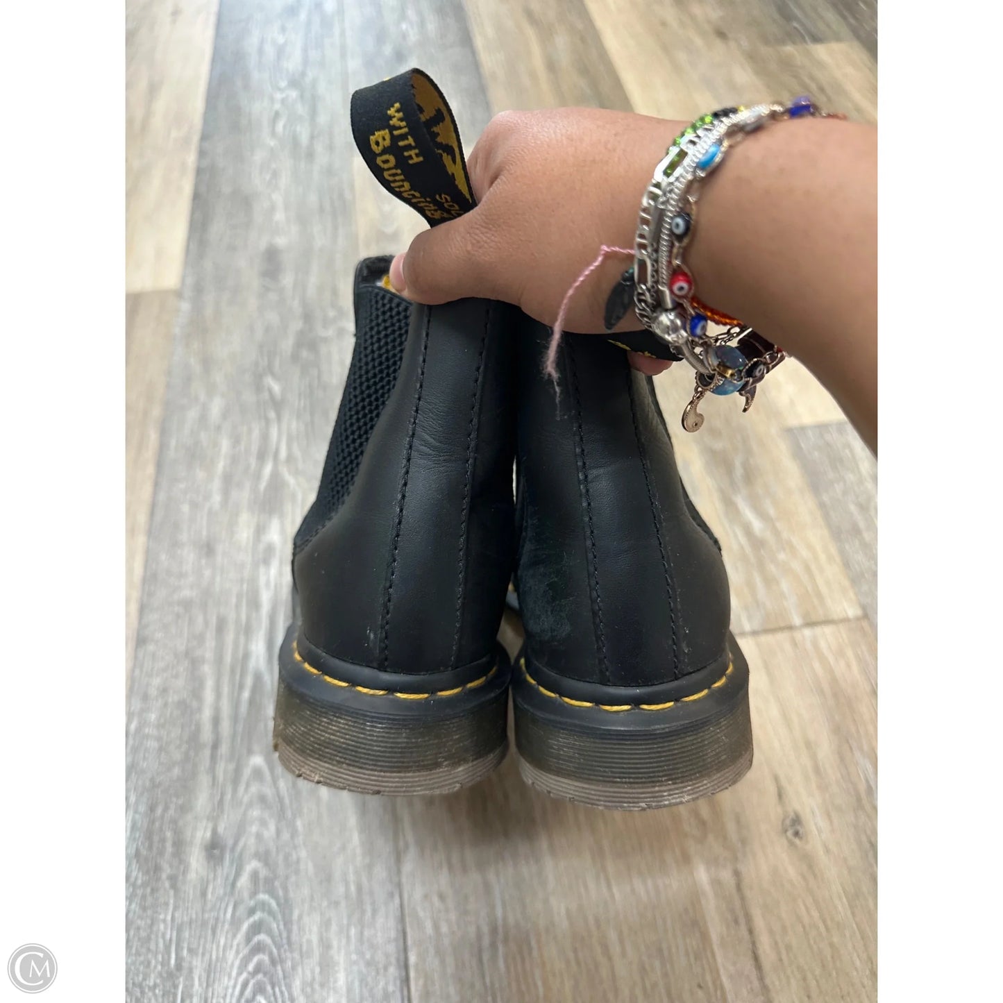 Boots Ankle Flats By Dr Martens In Black, Size: 8