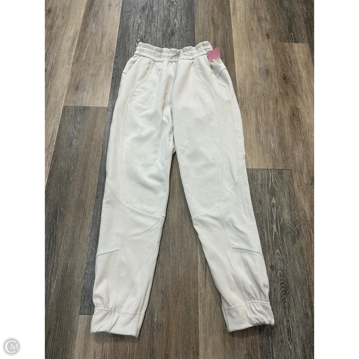 Athletic Pants By Lululemon In Cream, Size: 2