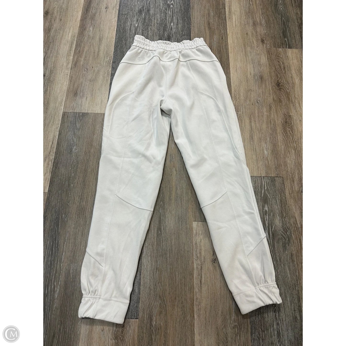 Athletic Pants By Lululemon In Cream, Size: 2