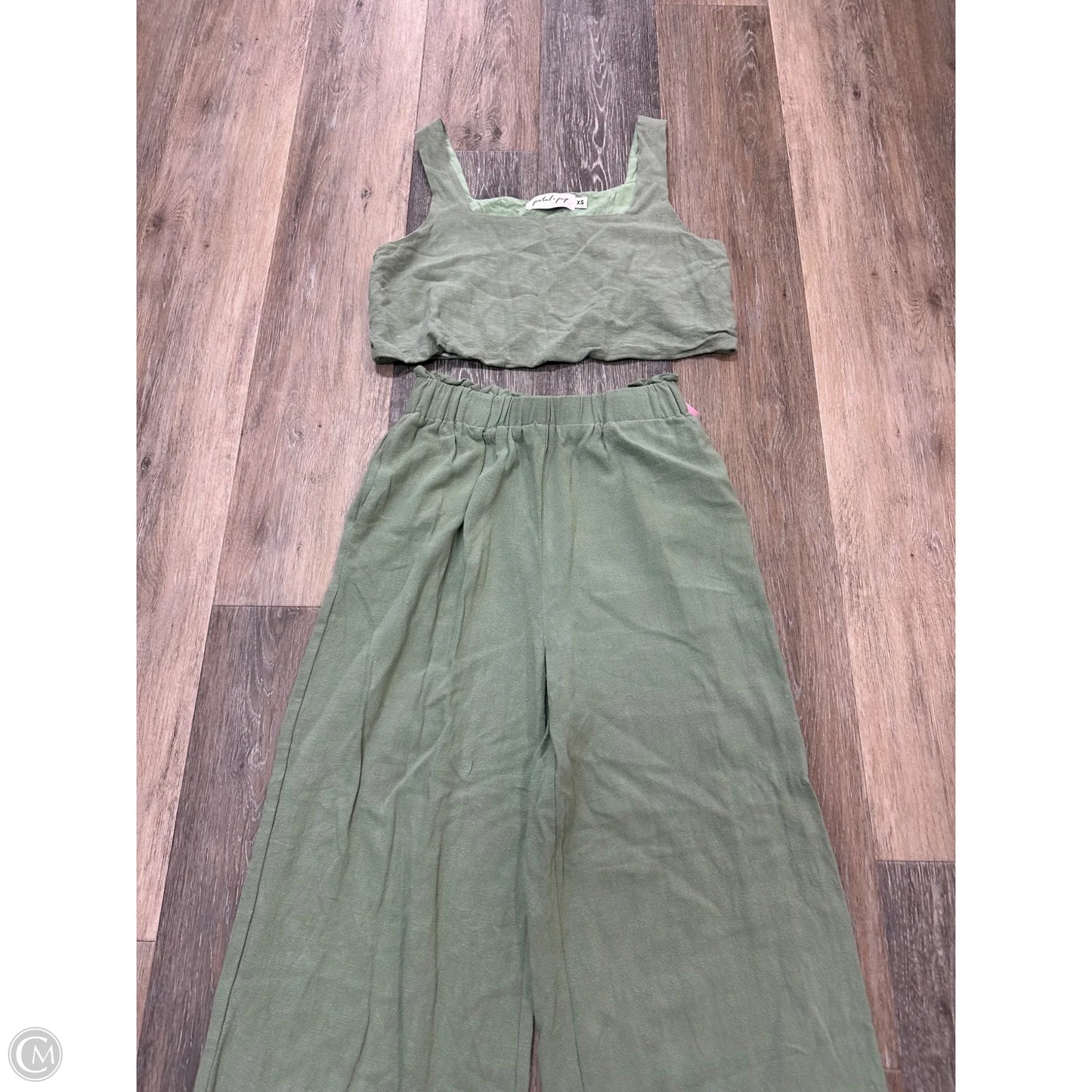 Pants Set 2pc By Petal & Pup In Green, Size: Xs