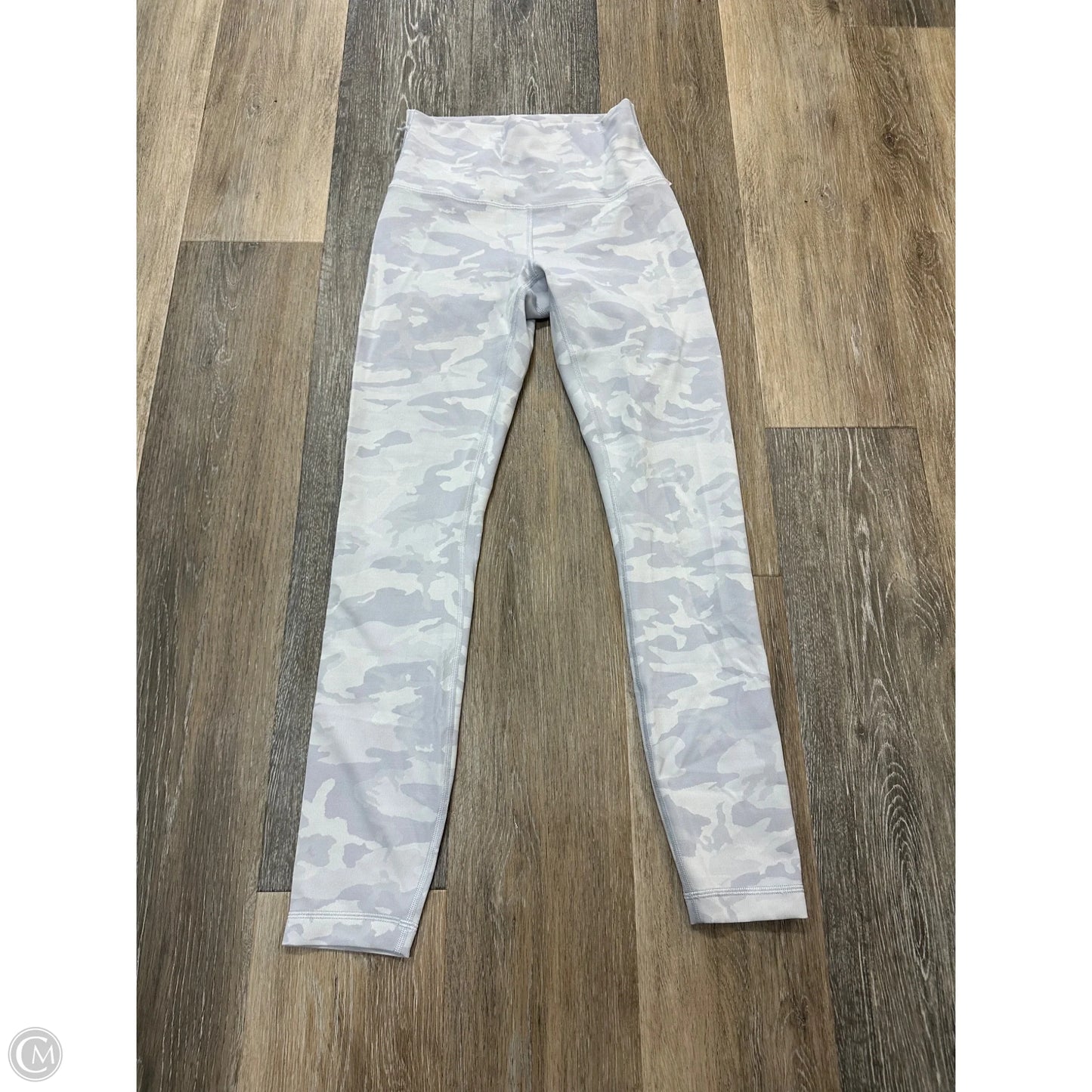 Athletic Leggings By Lululemon In Camouflage Print, Size: 4