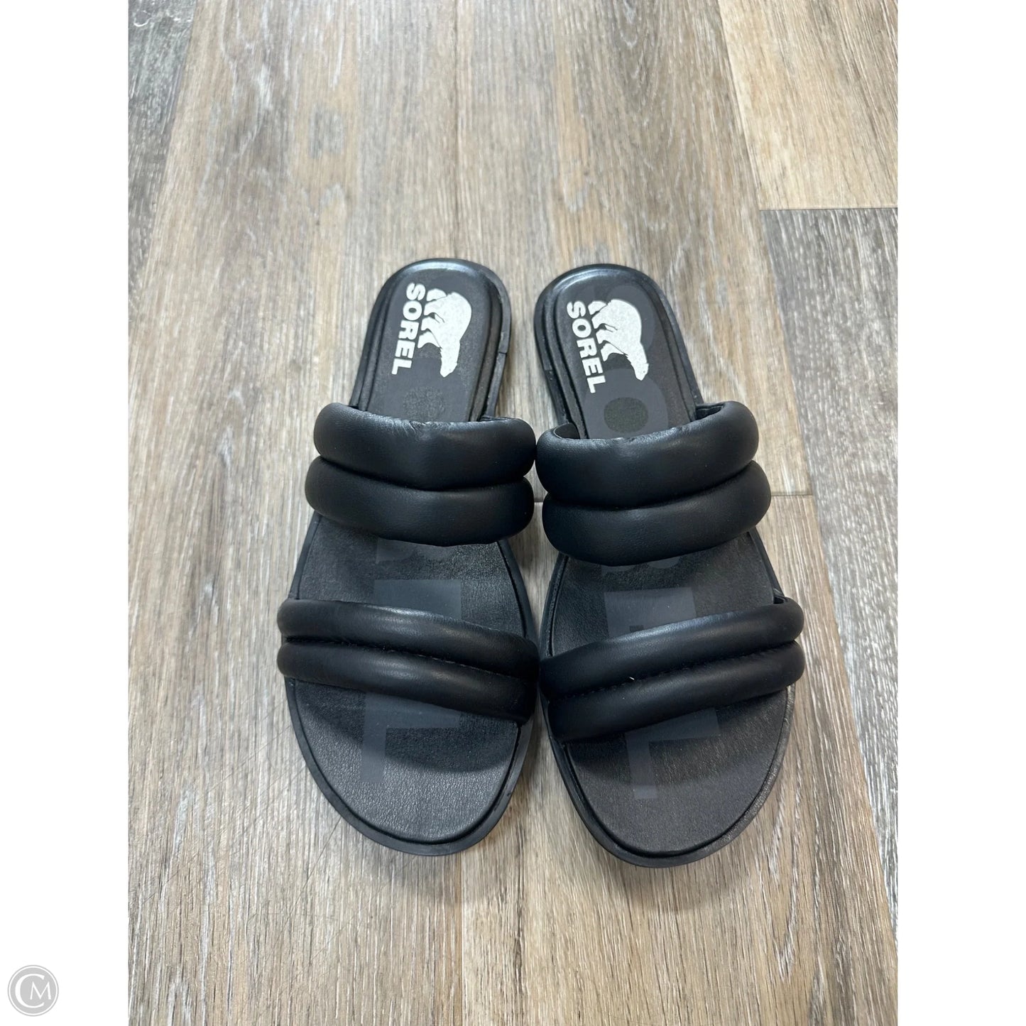 Sandals Flats By Sorel In Black, Size: 7.5