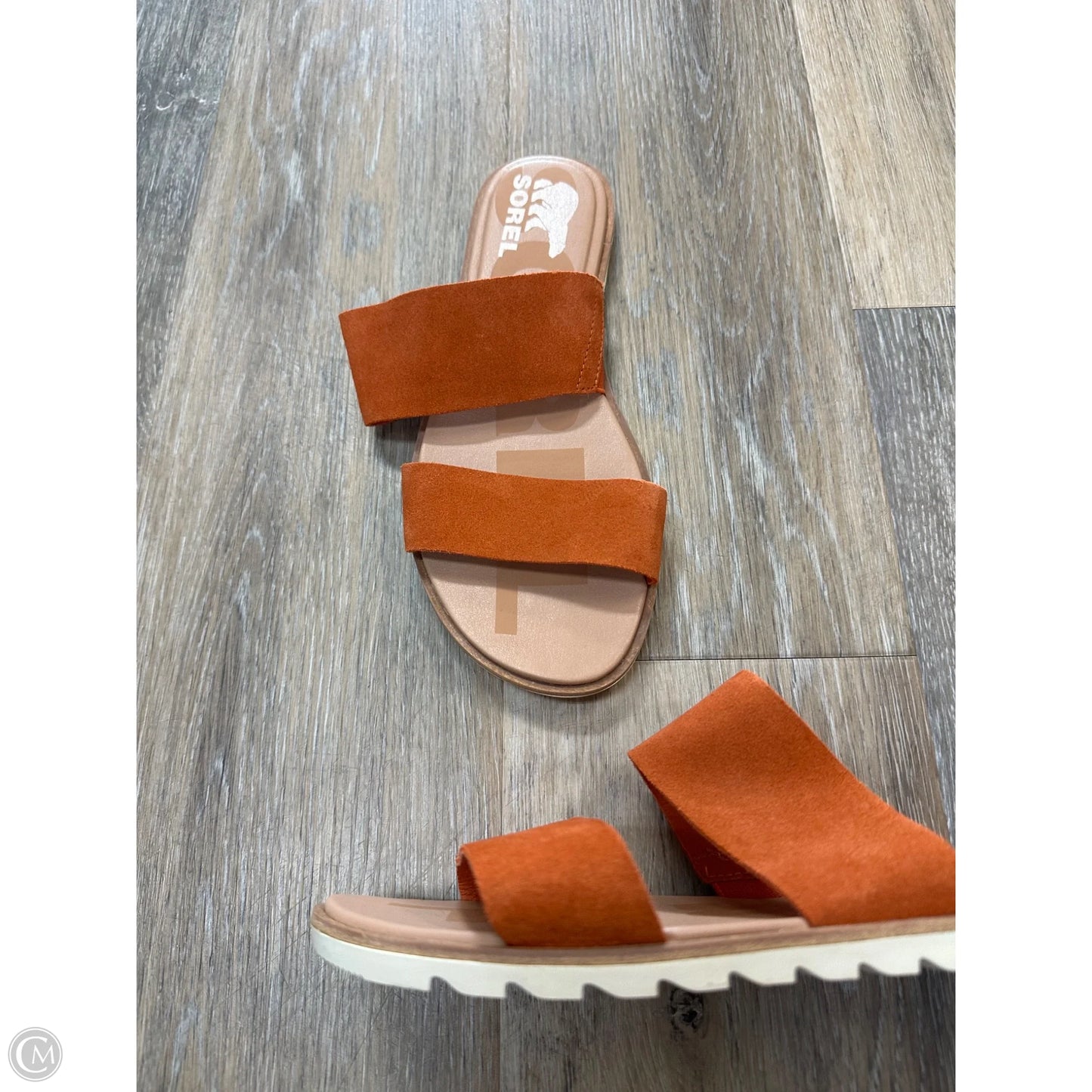Sandals Flats By Sorel In Orange, Size: 7.5