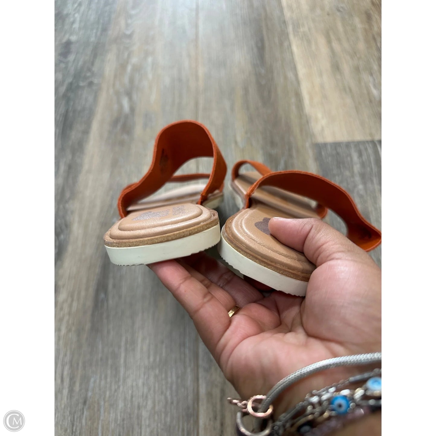 Sandals Flats By Sorel In Orange, Size: 7.5