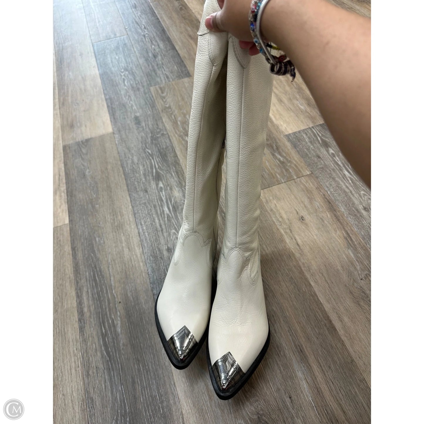 Boots Western By Dolce Vita In Cream, Size: 10