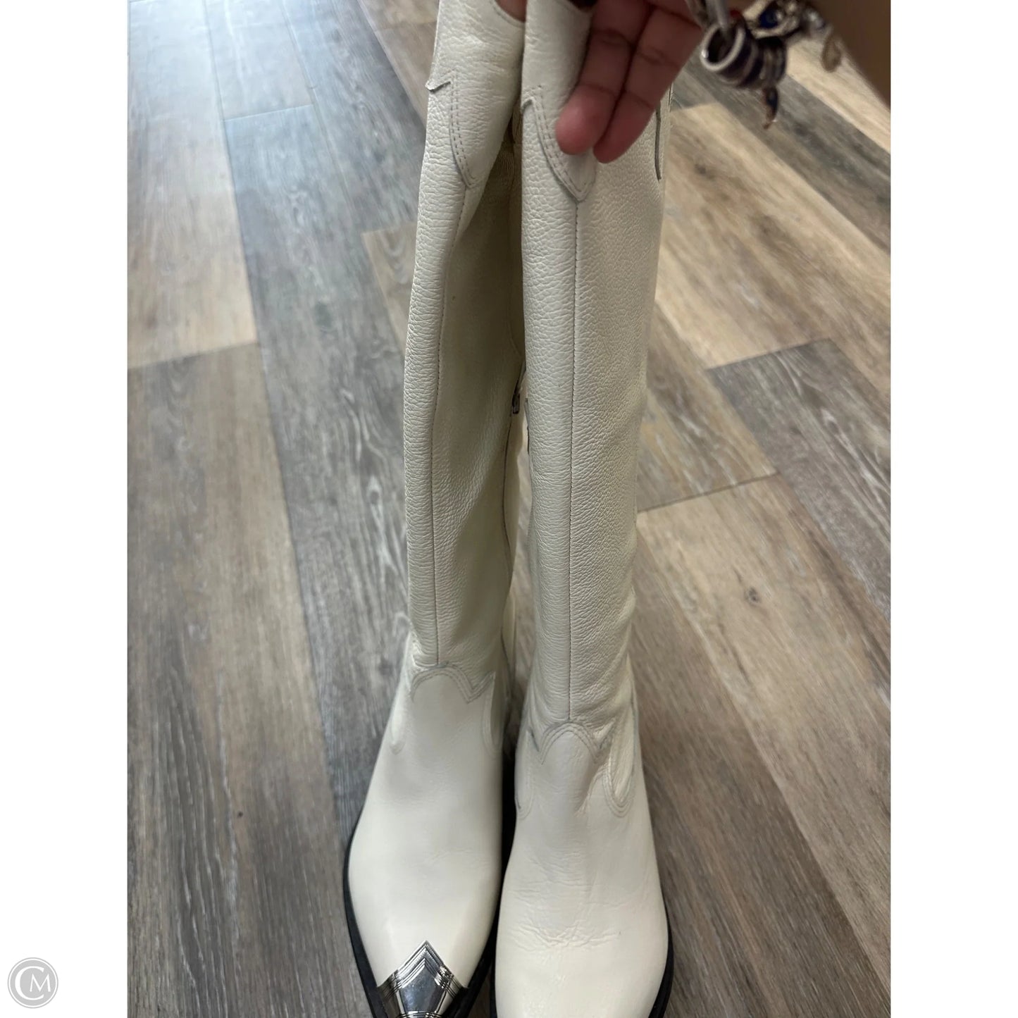 Boots Western By Dolce Vita In Cream, Size: 10