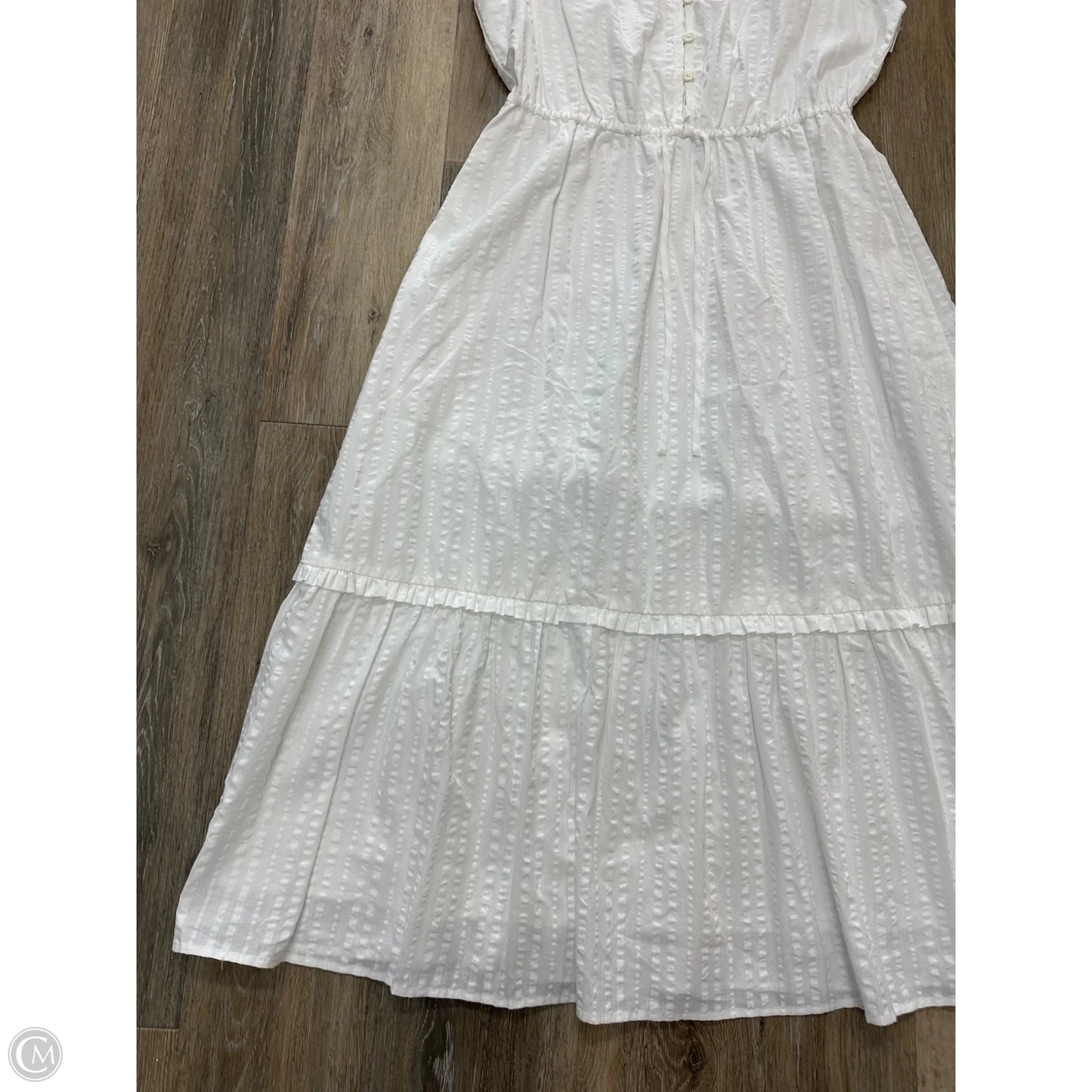 Dress Casual Maxi By Loft In White, Size: M