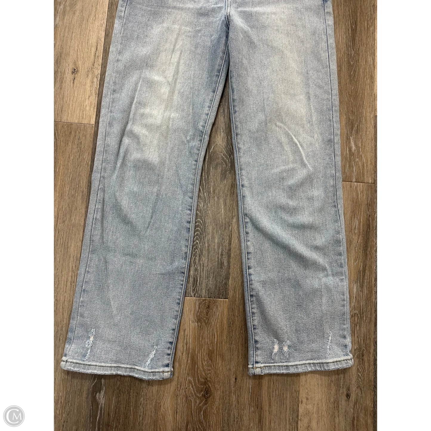 Jeans Straight By Just Black In Blue Denim, Size: 8