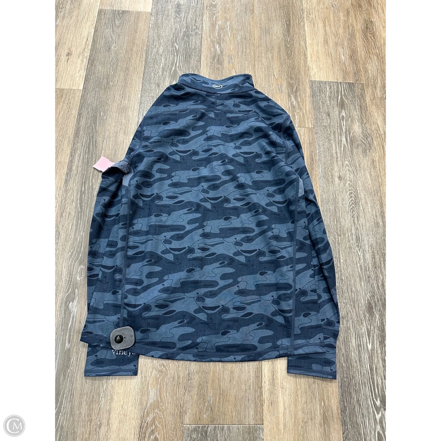 Athletic Top Long Sleeve Collar By Vineyard Vines In Blue, Size: S