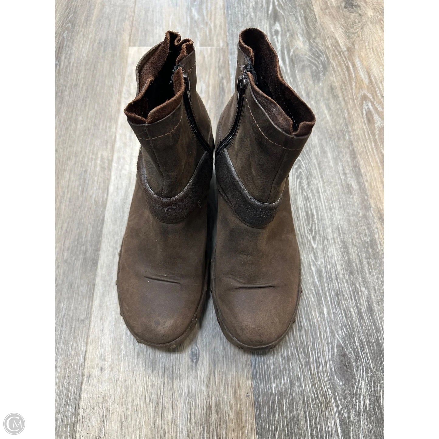 Boots Ankle Heels By Merrell In Brown, Size: 6