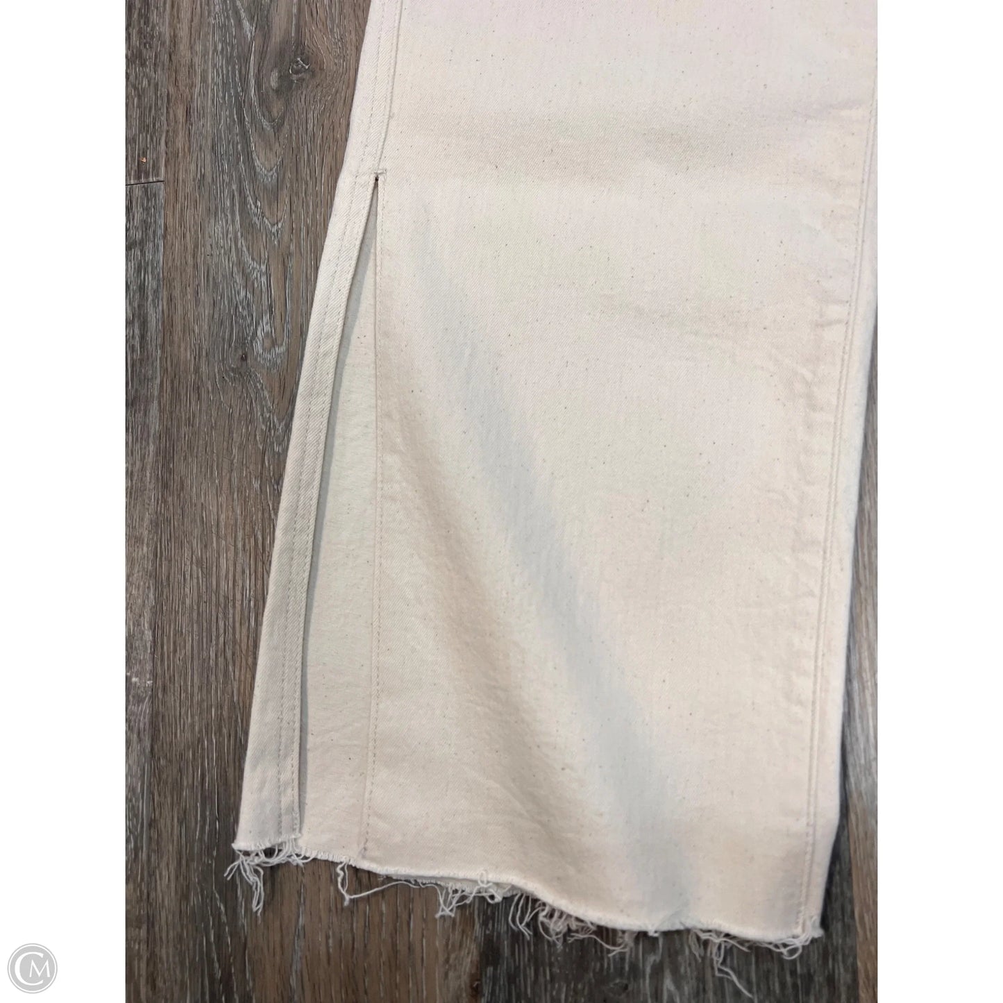 Jeans Straight By Daze In Cream Denim, Size: 10/30