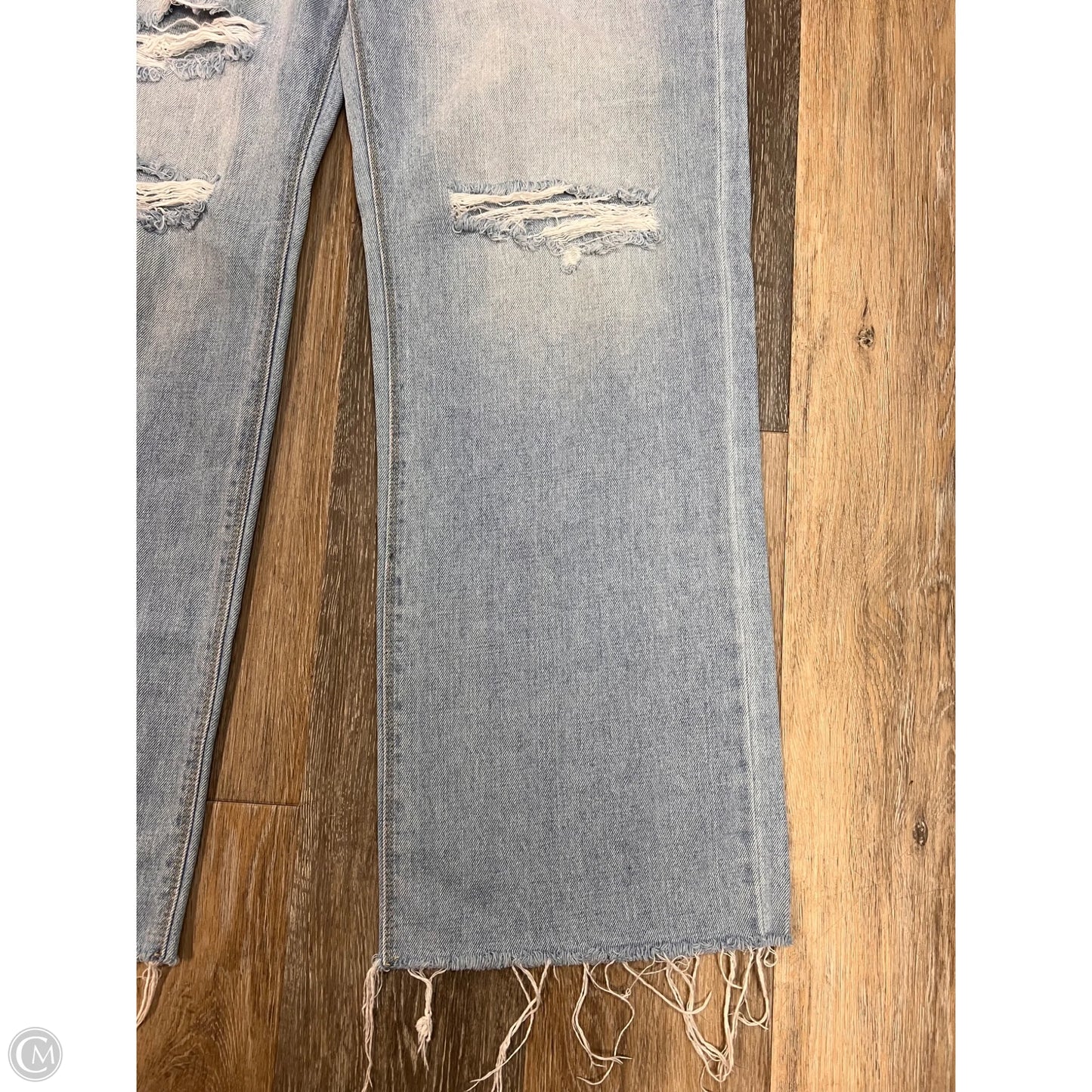 Jeans Straight By Just Black In Blue Denim, Size: 10/30