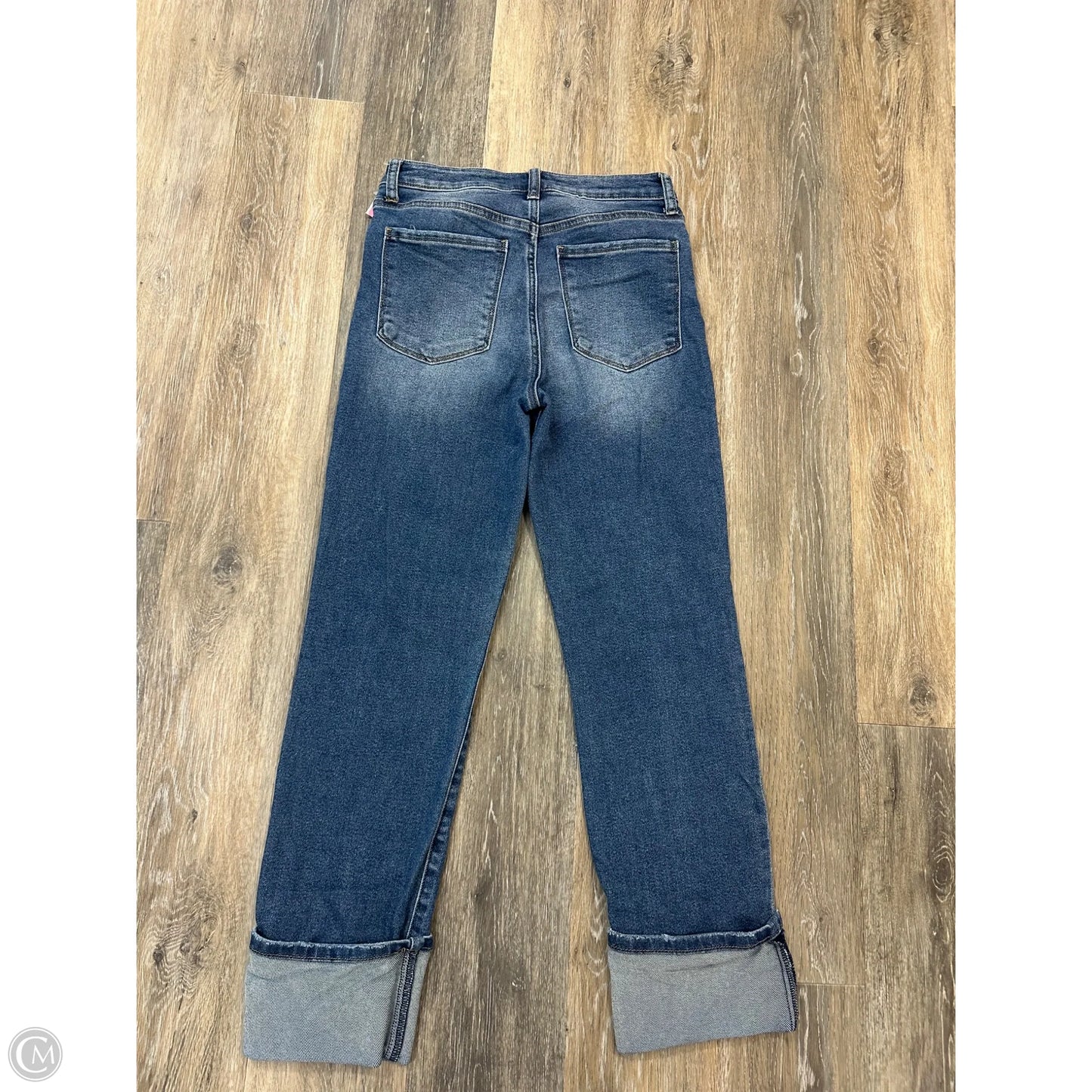 Jeans Straight By Evereve In Blue Denim, Size: 4