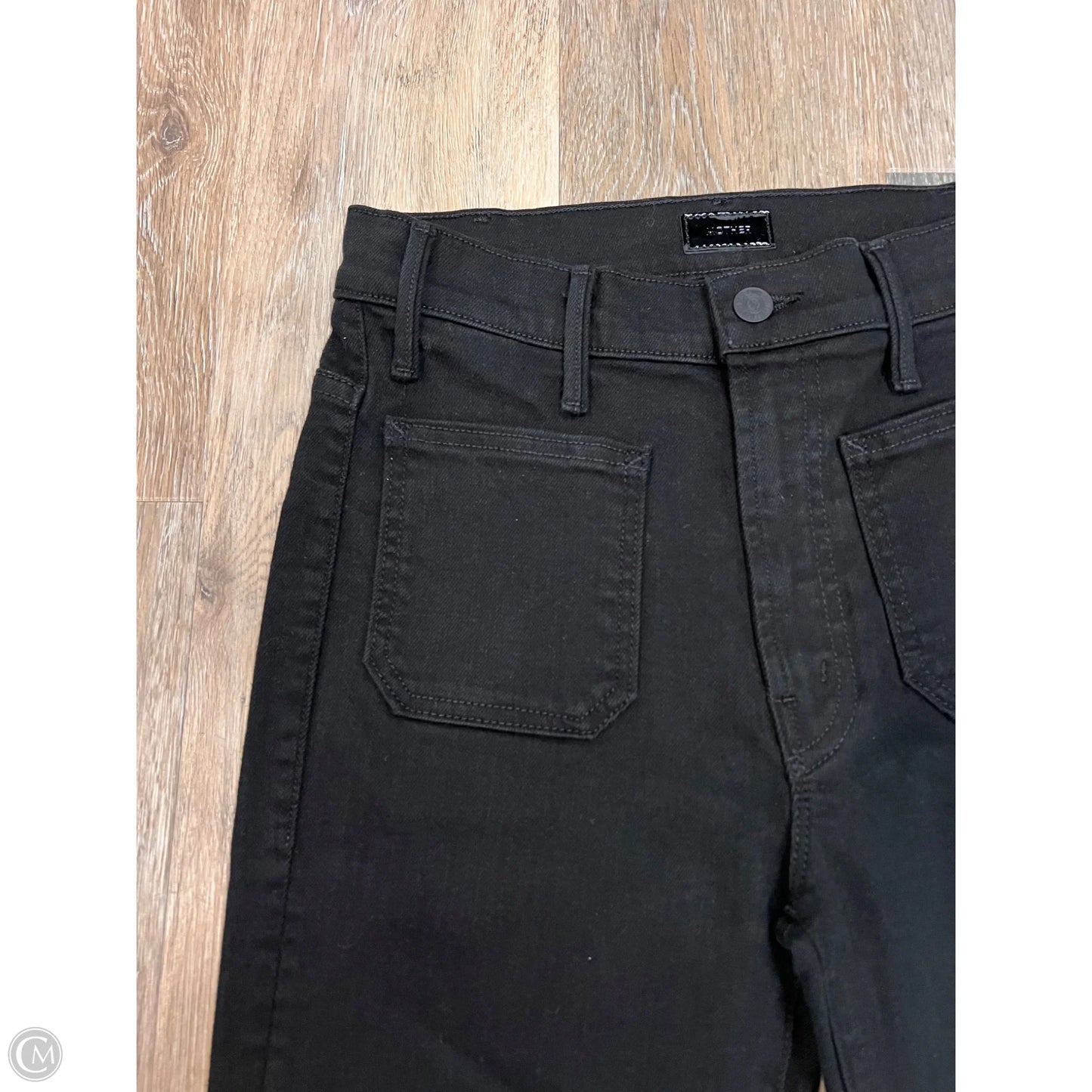 Jeans Designer By Mother Jeans In Black Denim, Size: 2/26