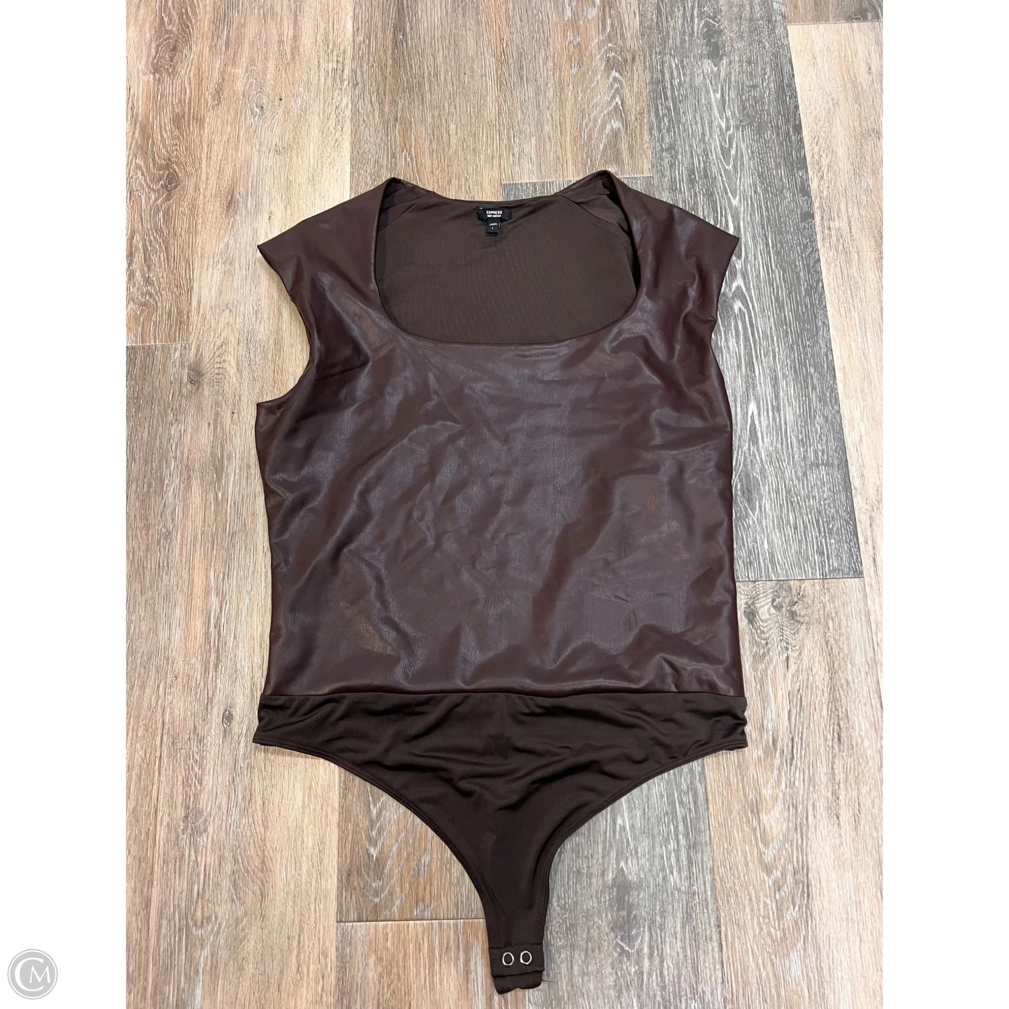 Bodysuit By Express In Brown, Size: L
