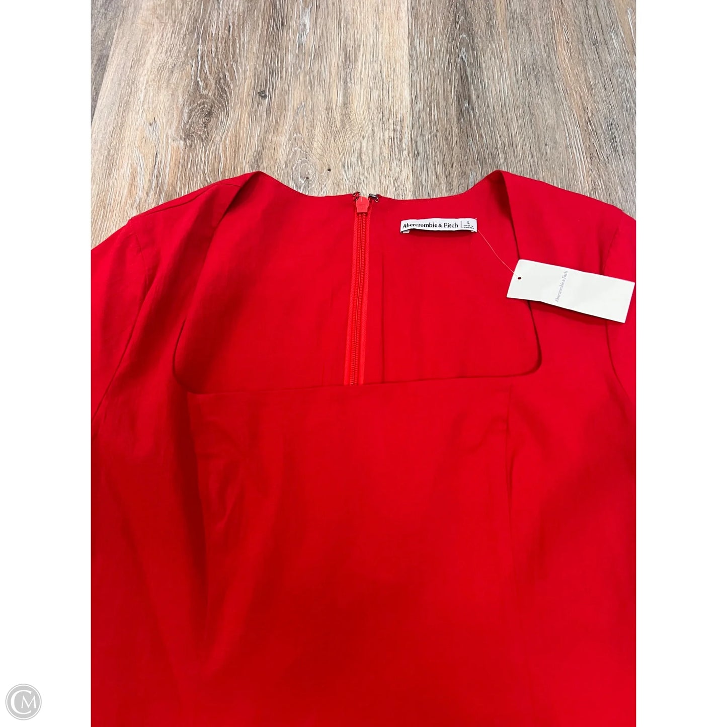 Dress Casual Short By Abercrombie And Fitch In Red, Size: L