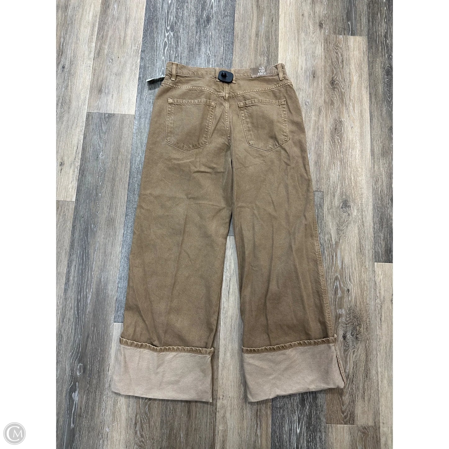 Jeans Wide Leg By We The Free In Tan, Size: 2