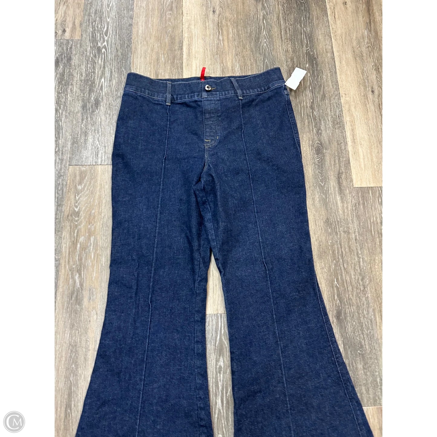 Jeans Flared By Spanx In Blue Denim, Size: 1x