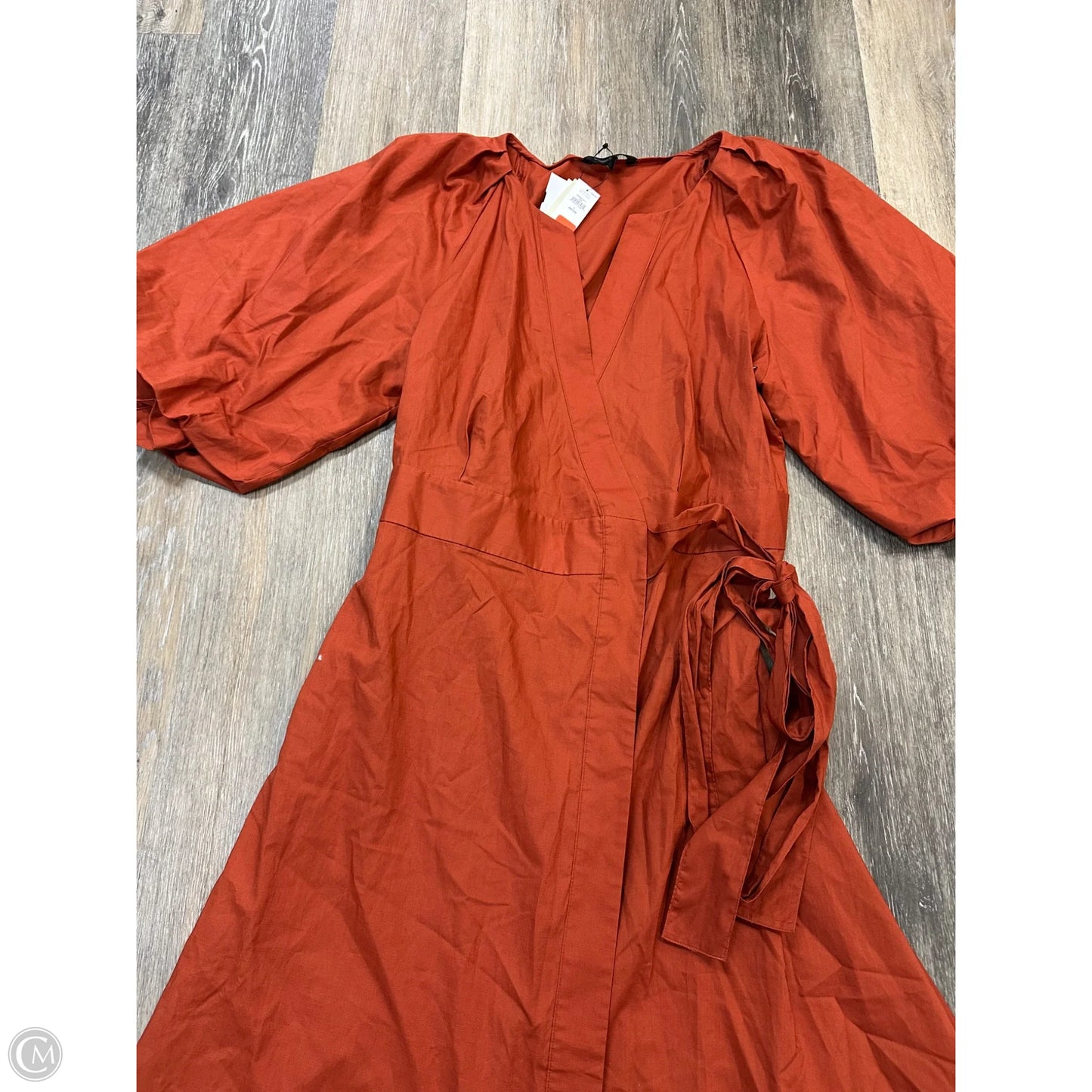 Dress Casual Maxi By Banana Republic In Orange, Size: L
