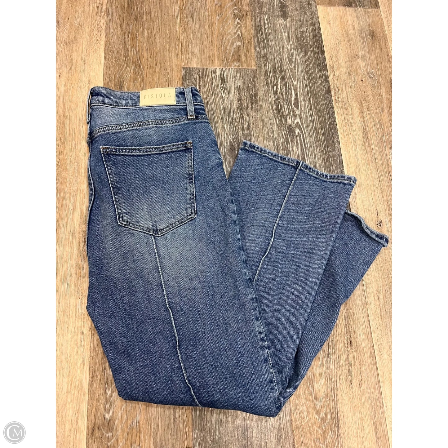 Jeans Crop Straight By Pistola In Blue Denim, Size: 12/31