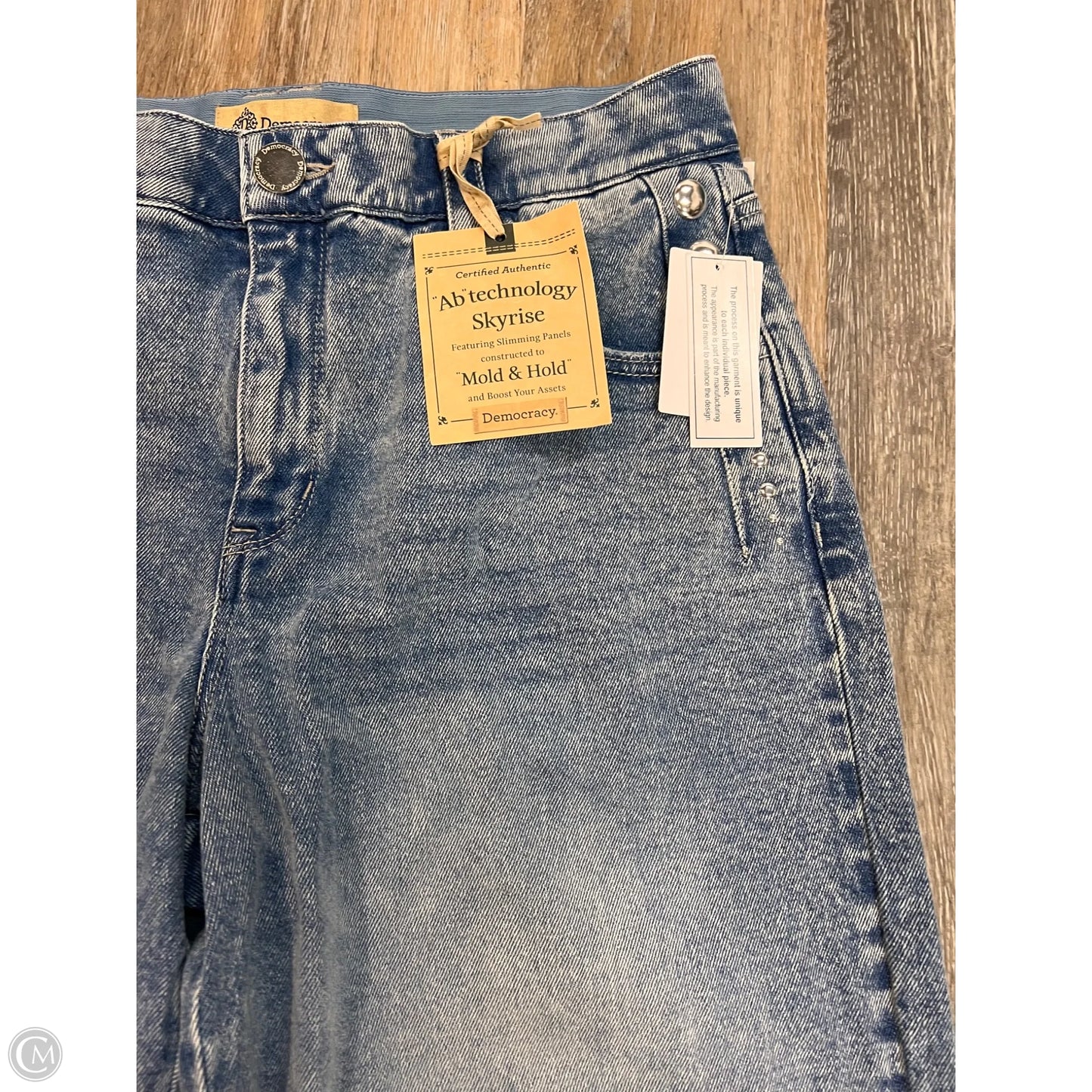 Jeans Wide Leg By Democracy In Maroon, Size: 10