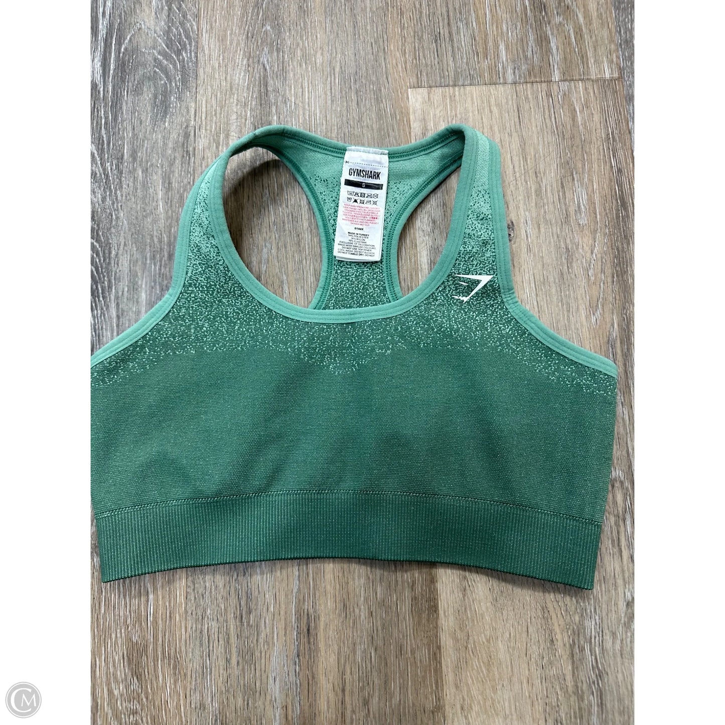 Athletic Bra By Gym Shark In Green, Size: S