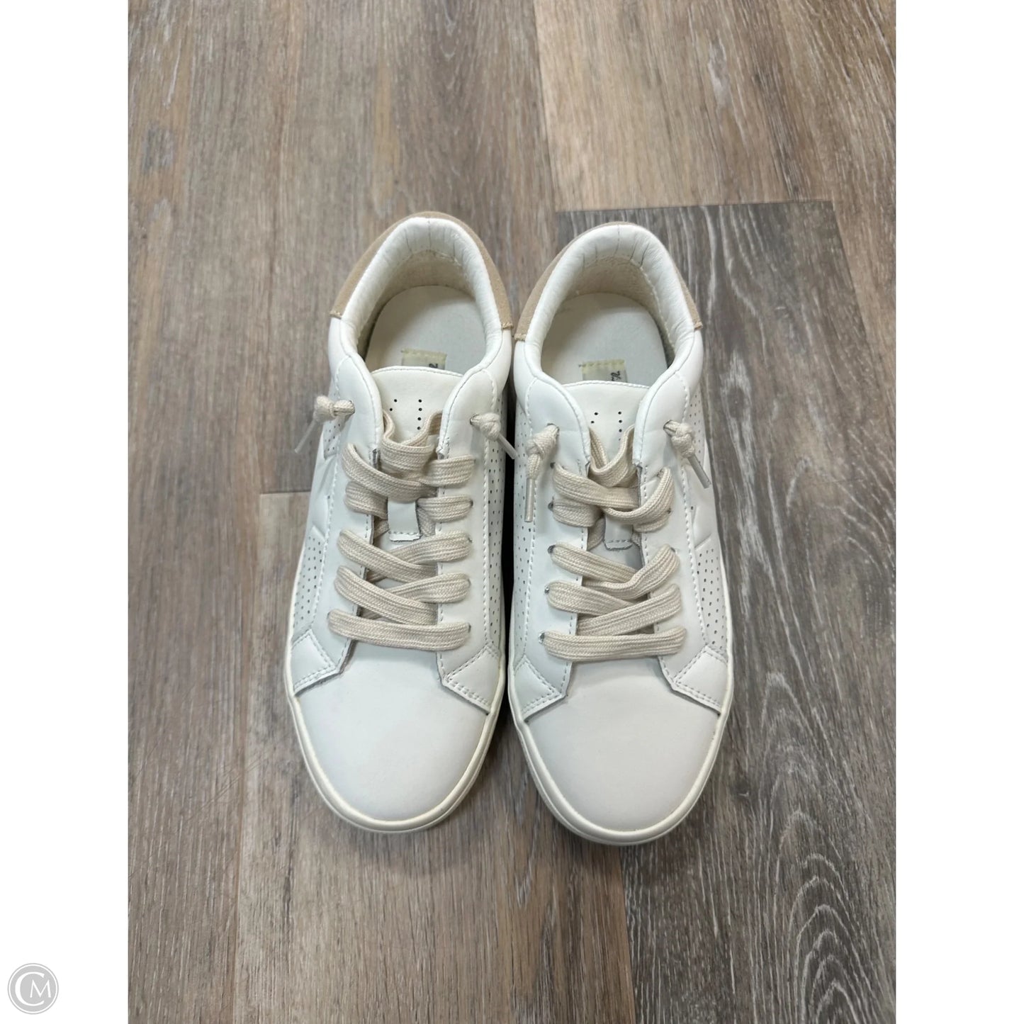 Shoes Sneakers By Vintage Havana In Cream, Size: 5.5