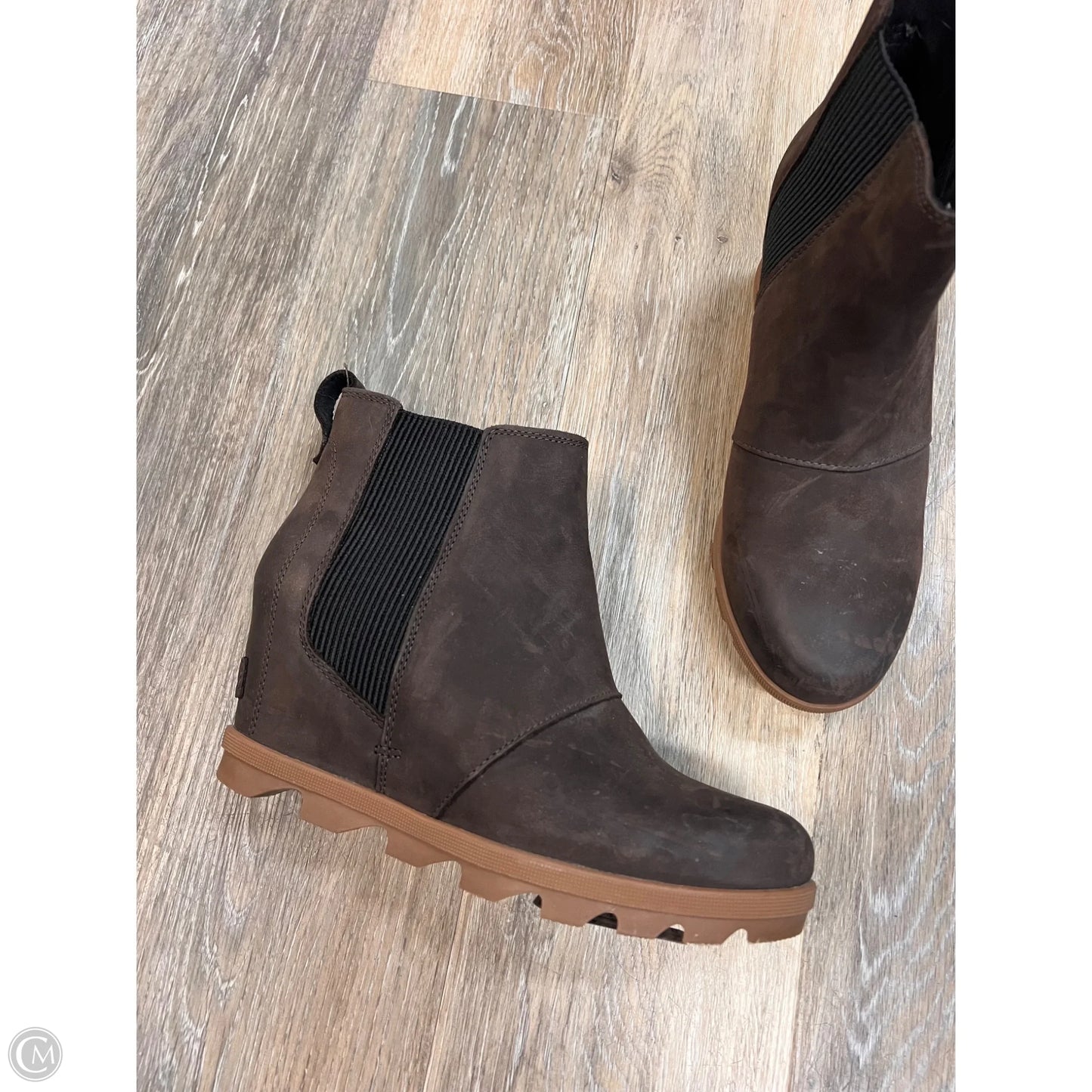 -Boots Ankle Heels By Sorel In Brown, Size: 9