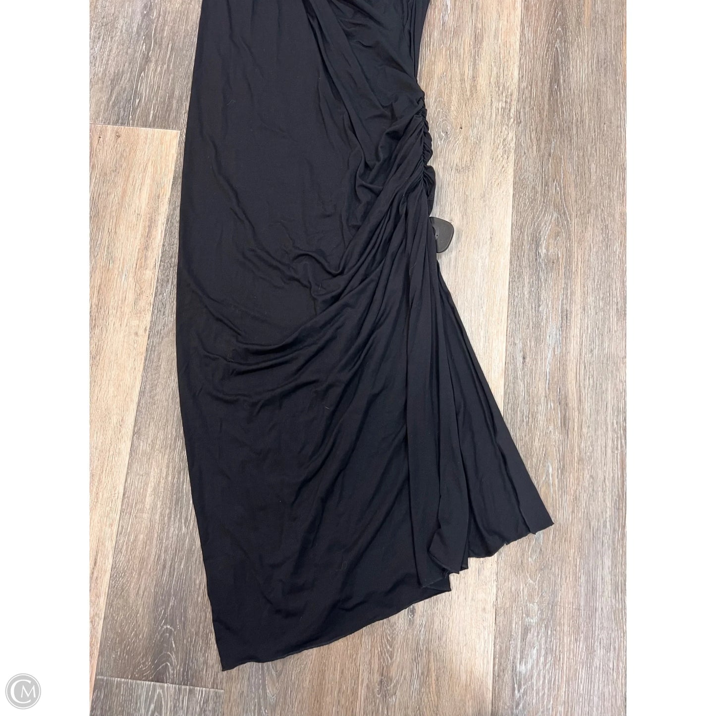 Dress Casual Maxi By Michelle Jonas In Black, Size: L