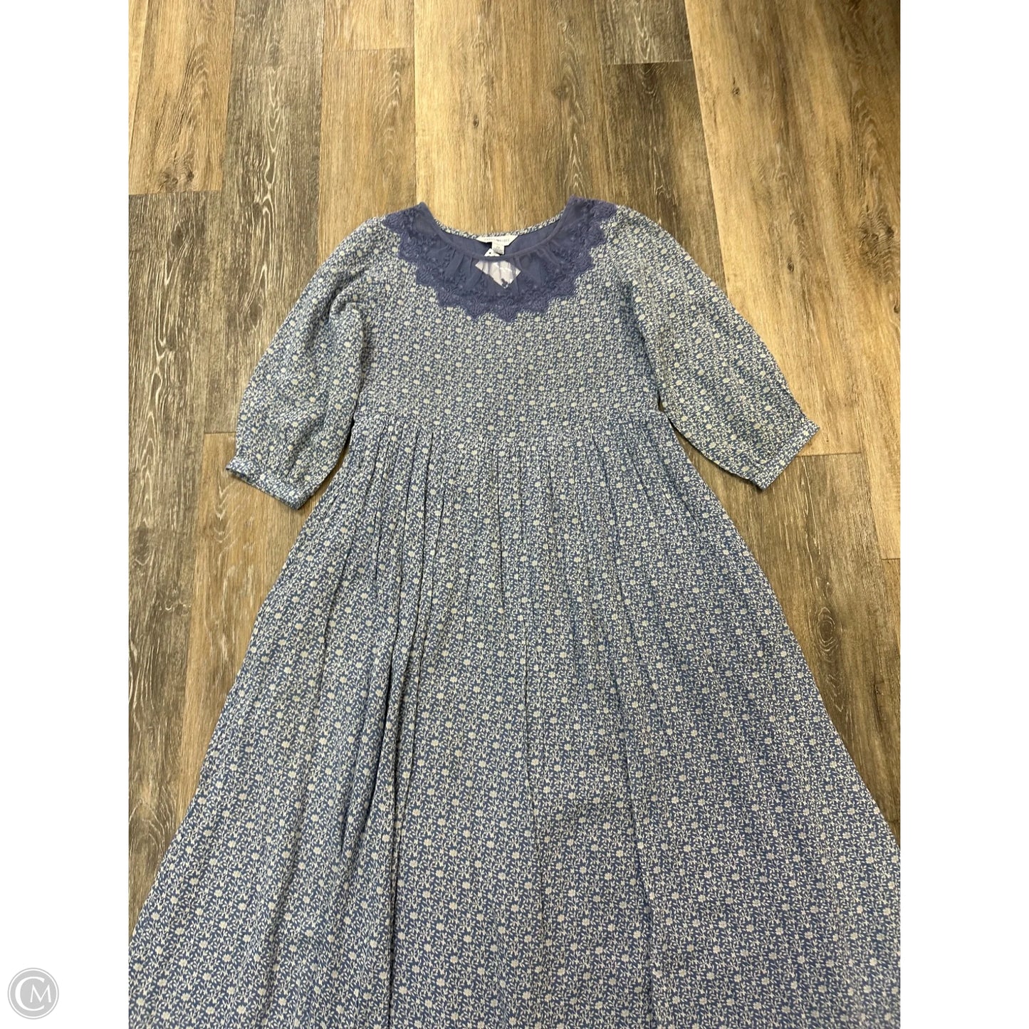 Dress Casual Maxi By April Carnell In Blue, Size: Xs