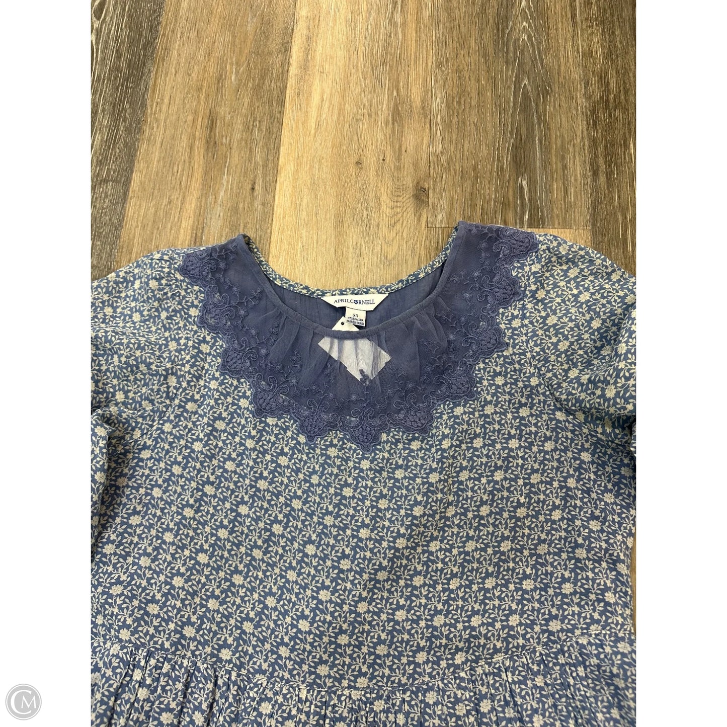 Dress Casual Maxi By April Carnell In Blue, Size: Xs