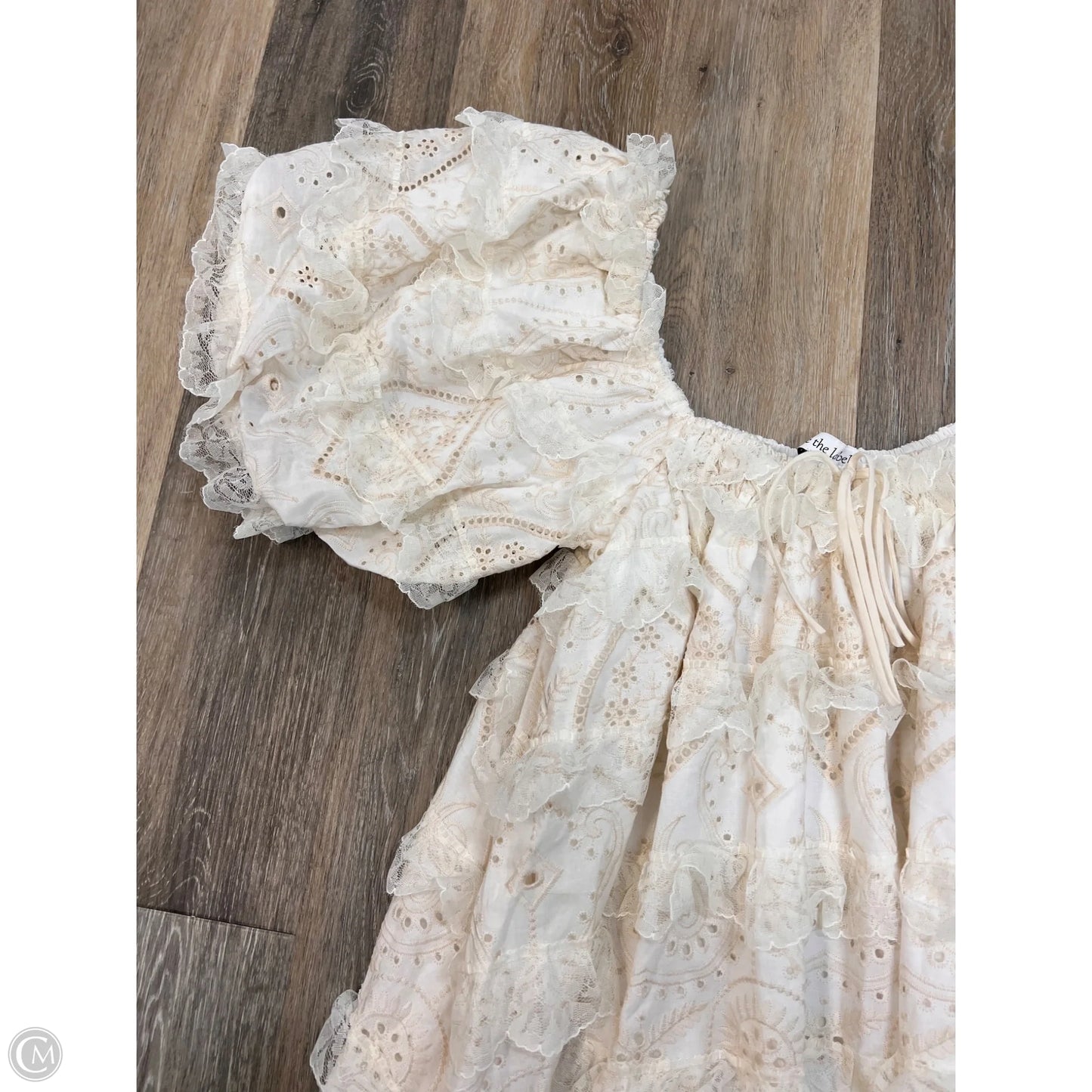 Dress Casual Short By Sophie the Label In Cream, Size: L