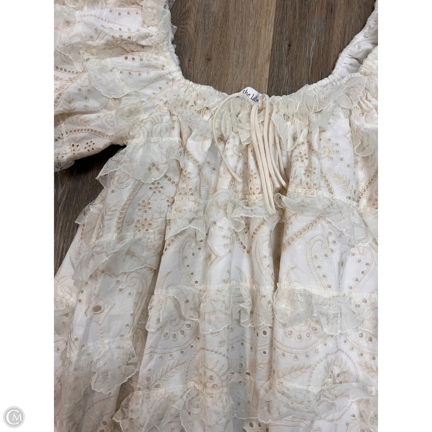 Dress Casual Short By Sophie the Label In Cream, Size: L