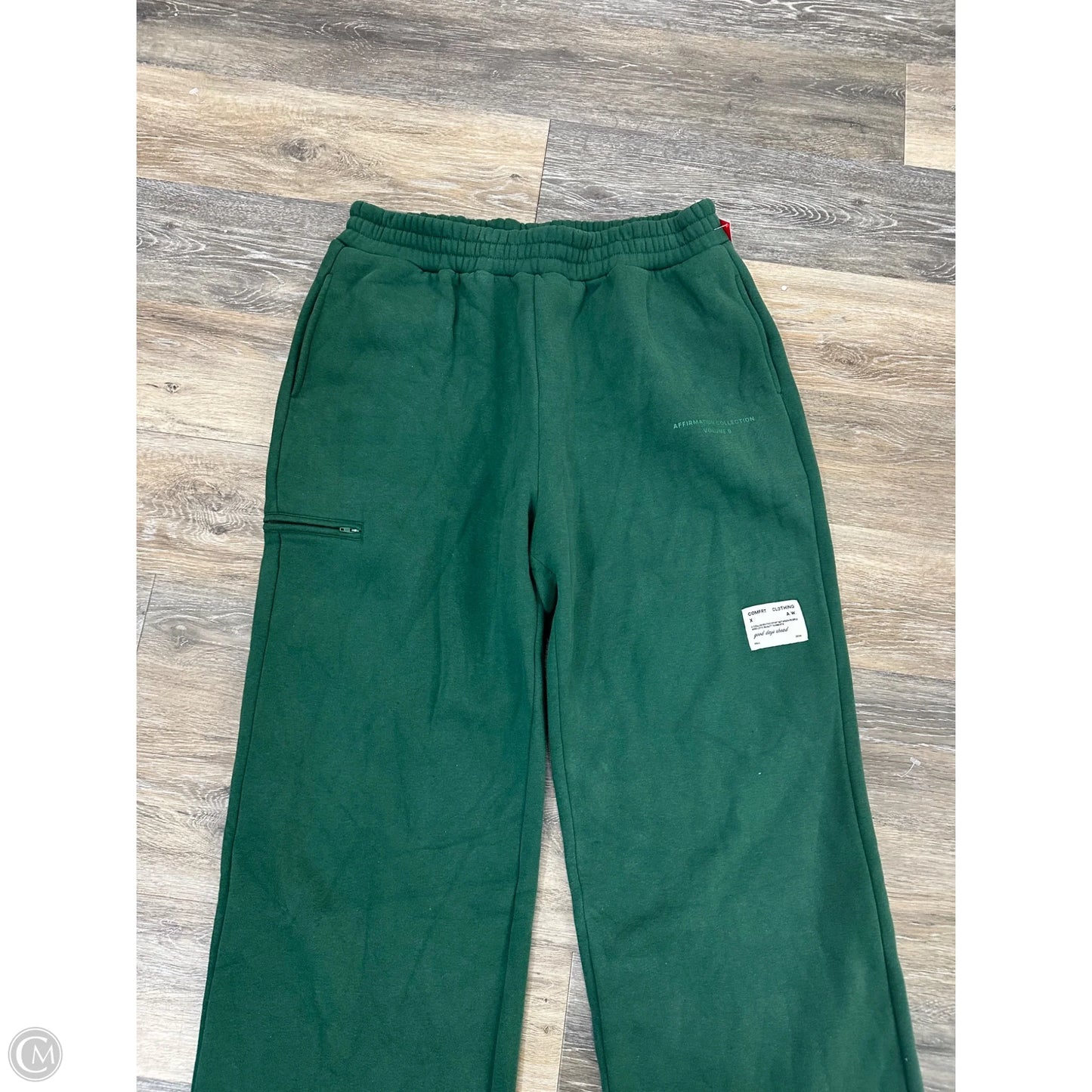 Athletic Pants By Comfrt In Green, Size: Xl